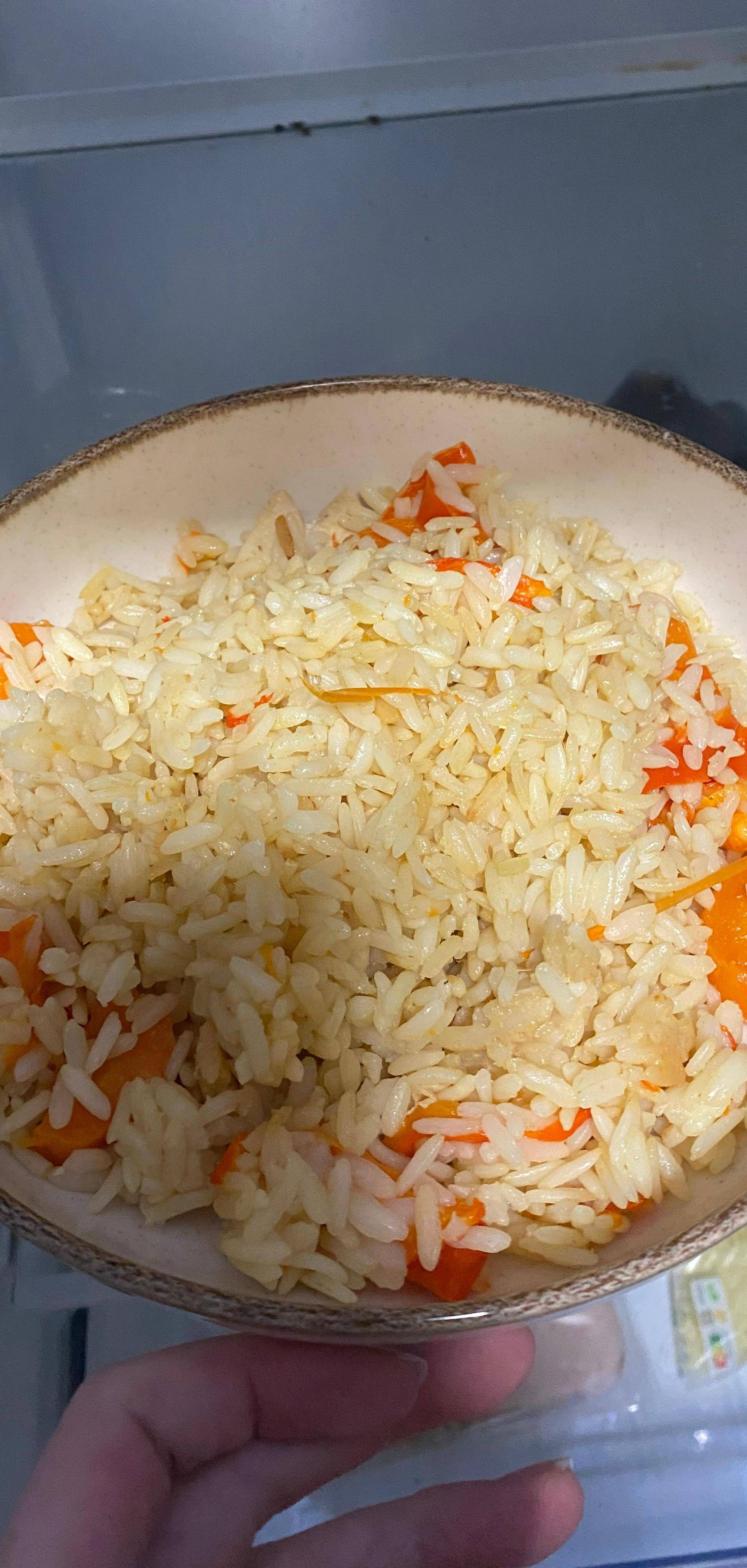 Riz poulet carottes poivrons rouges - Recette Cookeo V3 | Moulinex