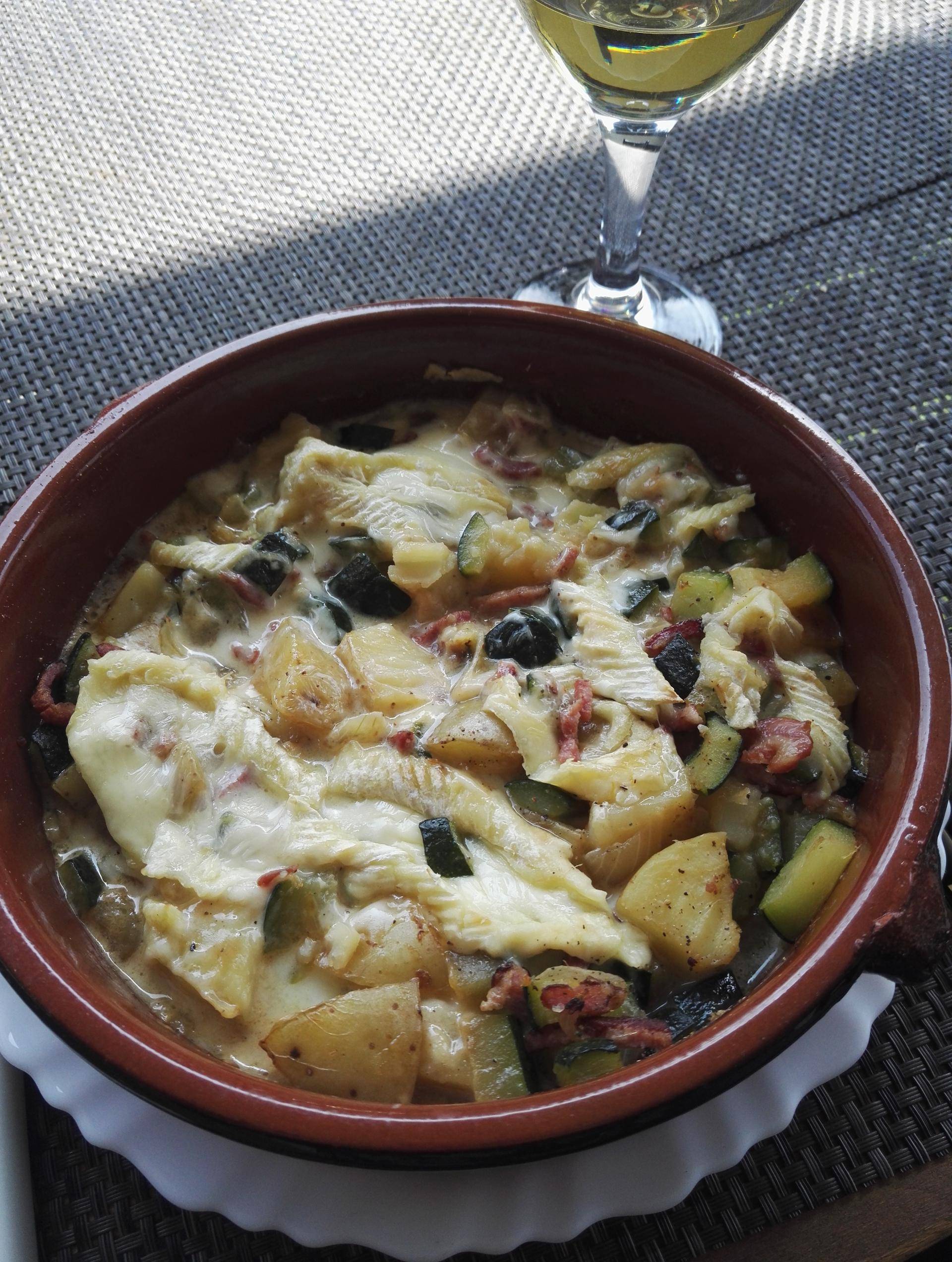 Tartiflette légère aux courgettes - Recette Cookeo | Moulinex