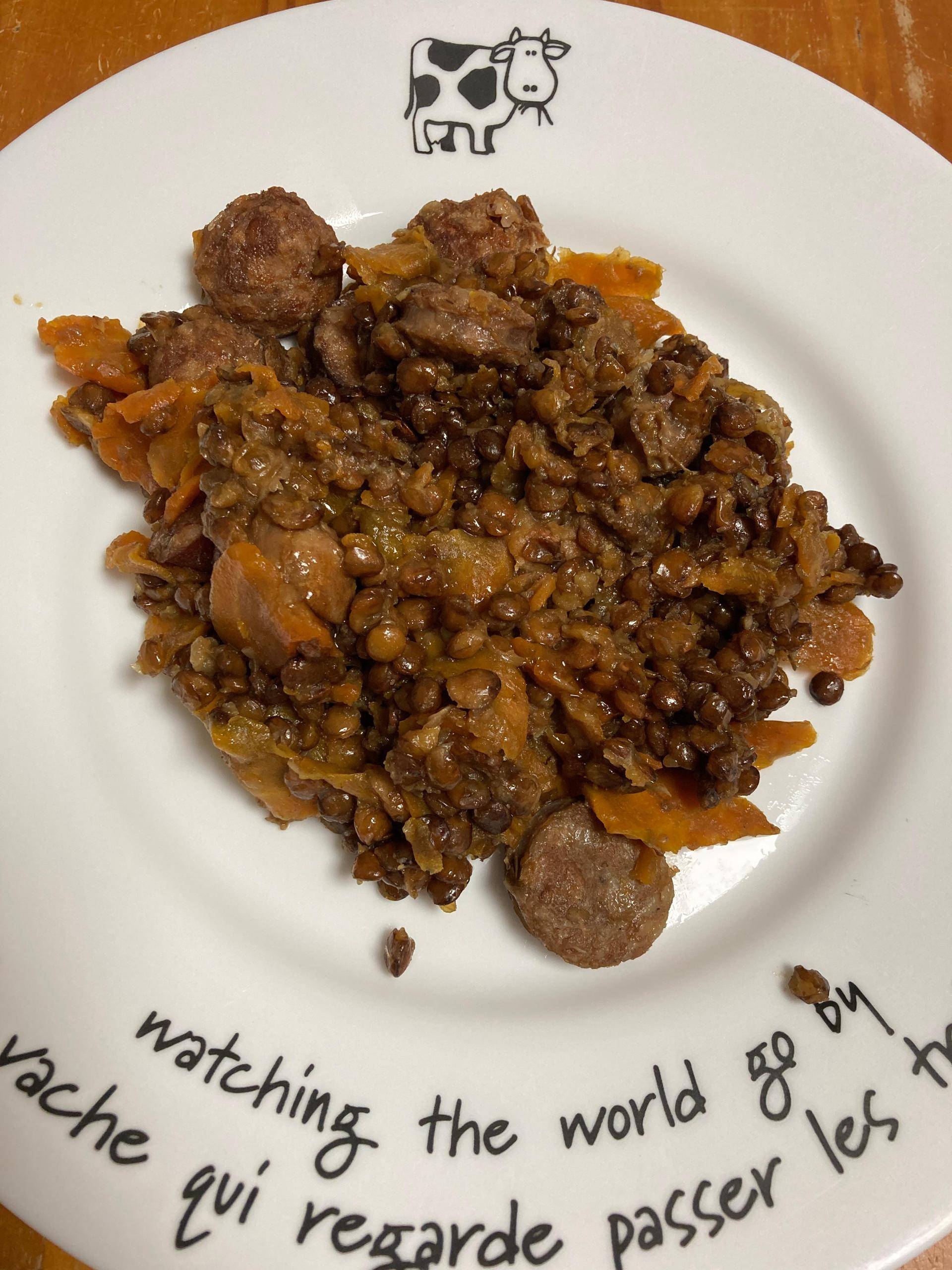 Saucisses-Lentilles de Nannou - Recepten Cookeo | Moulinex