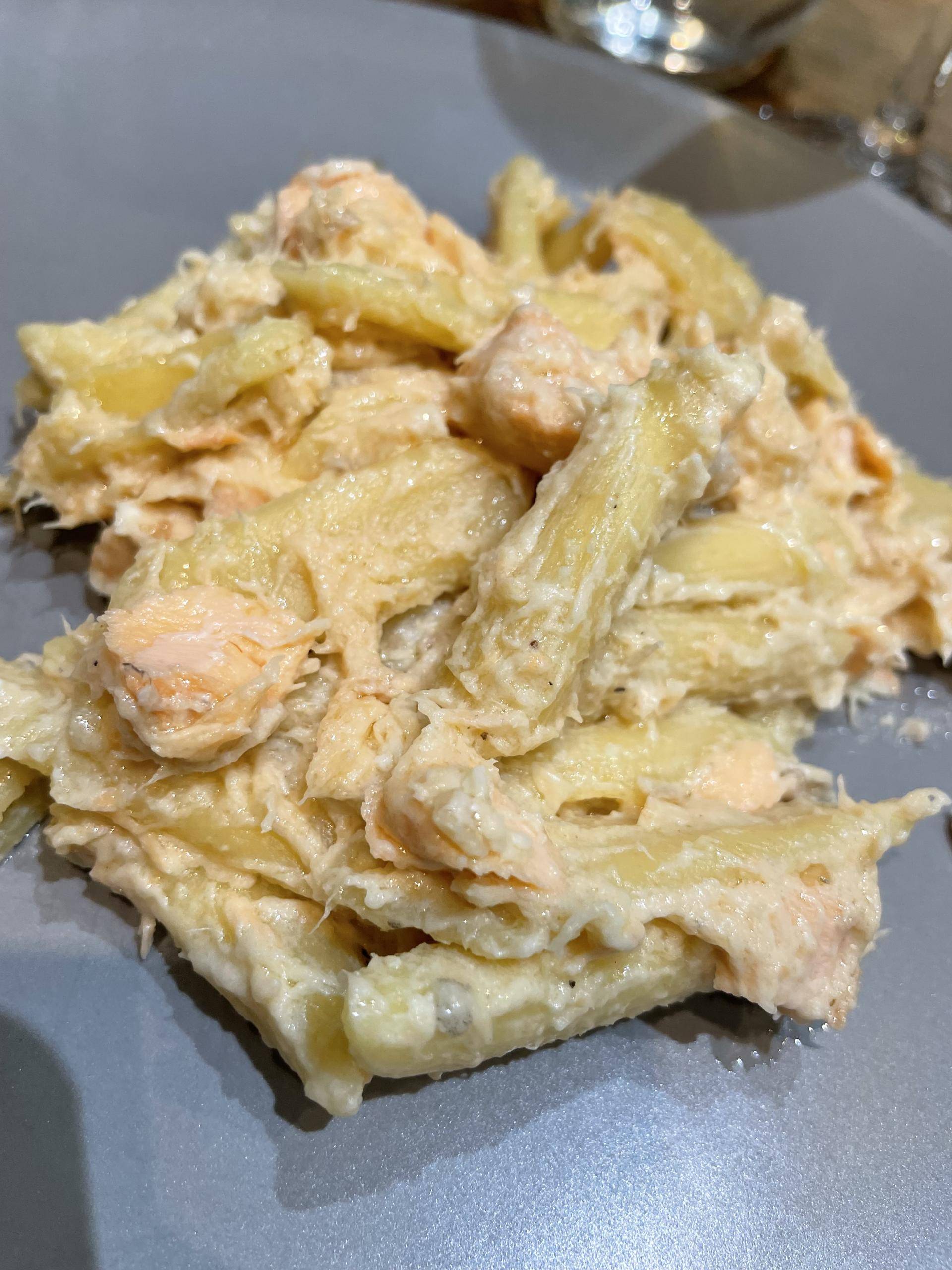 Penne au saumon et mascarpone - Recette Companion Connect XL | Moulinex