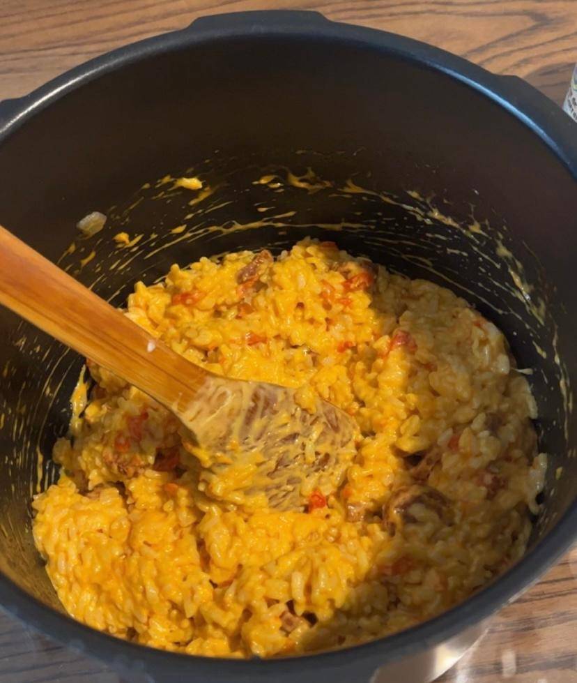 Risottos aux poivron et chorizo - Recepten Cookeo V3 | Moulinex