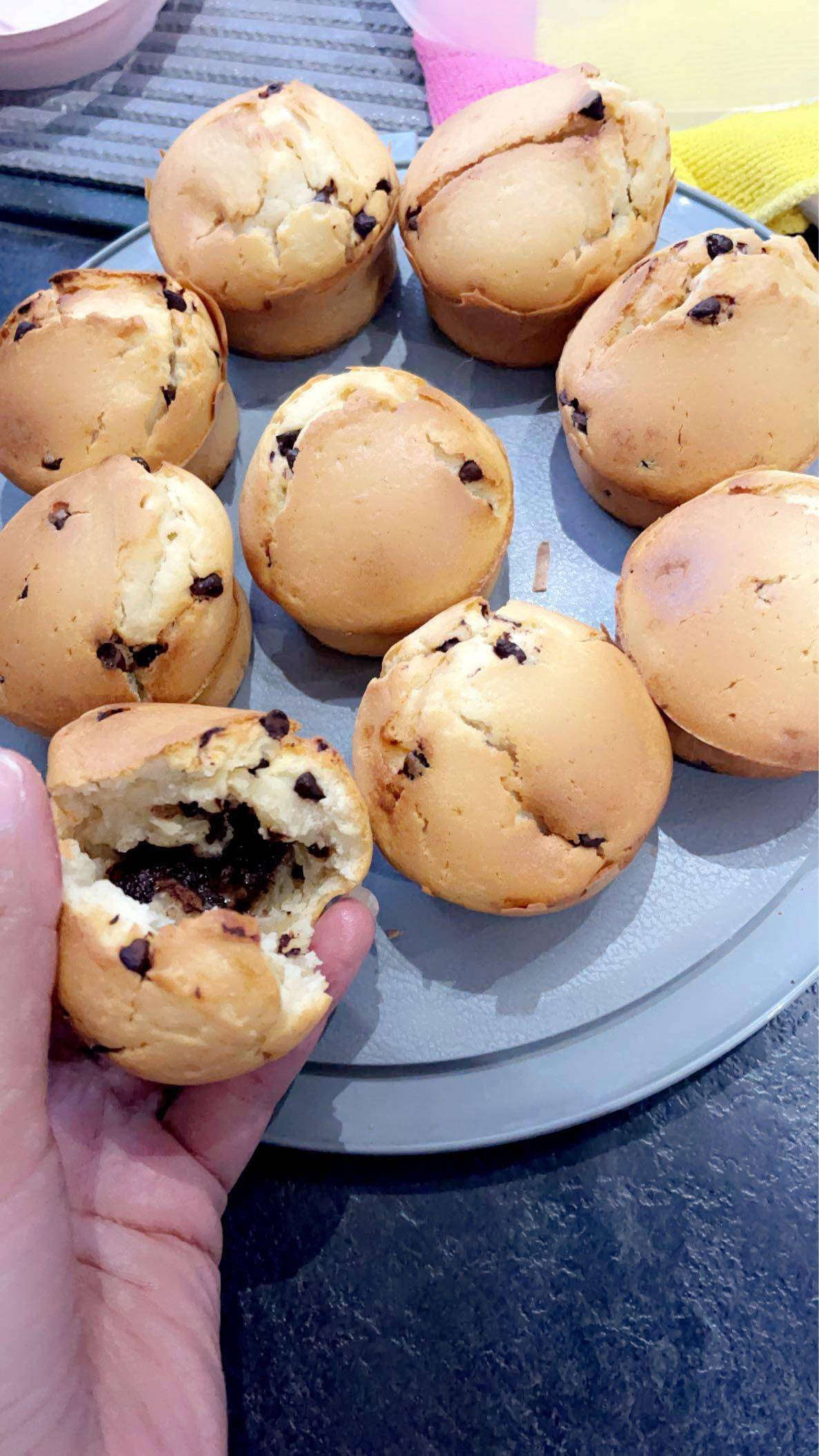 Muffin coeur coulant au chocolat - Recette Companion Connect XL | Moulinex