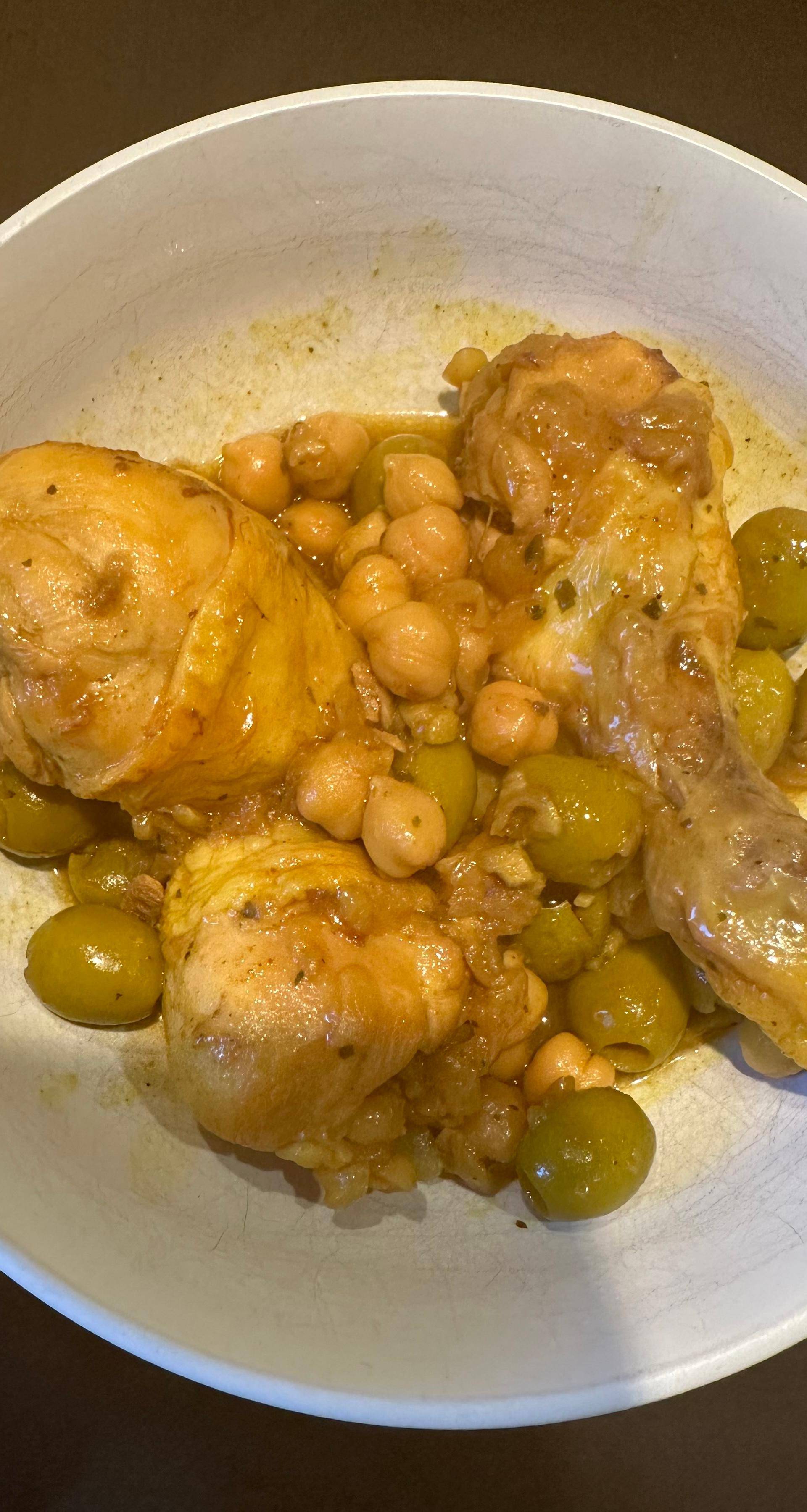 Tajine de pilons de poulet olive et pois chiche - Recette Cookeo V3 | Moulinex