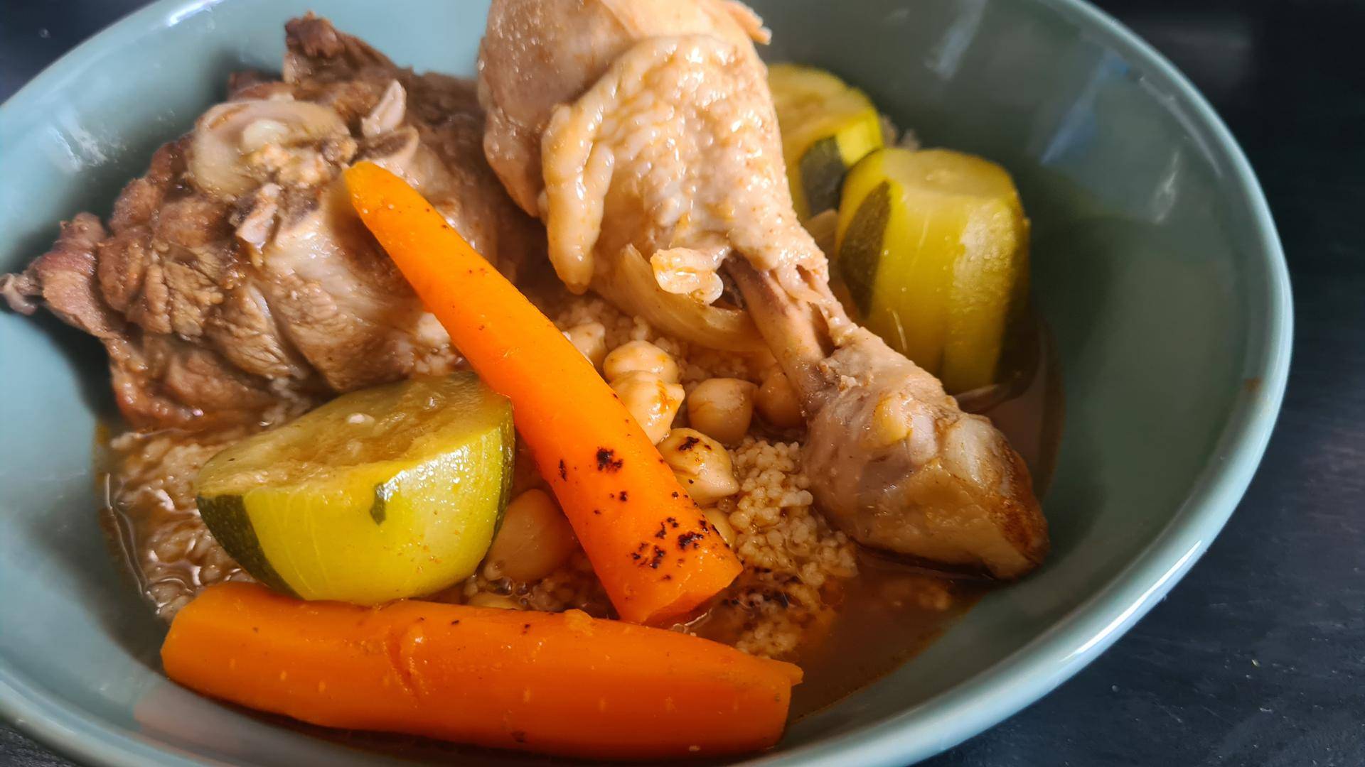 Couscous à l'agneau et au poulet - Recepten Companion Connect XL | Moulinex