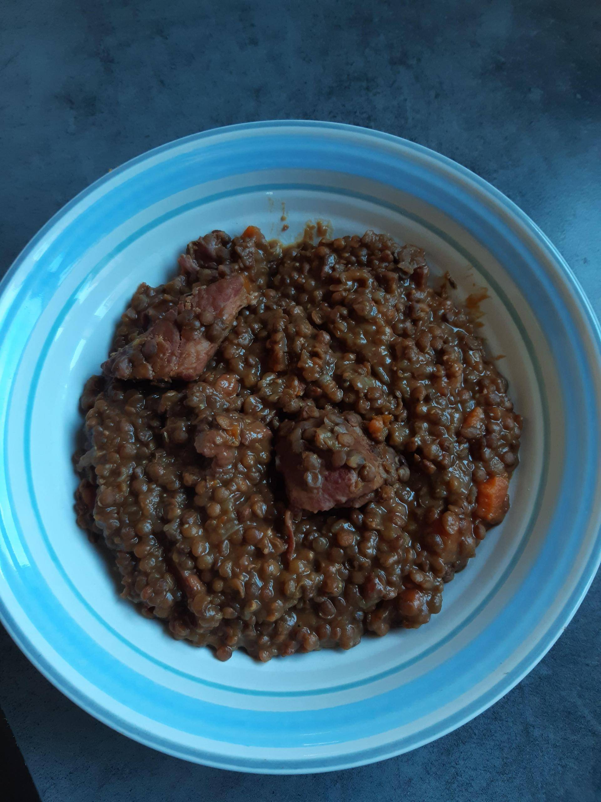 Petit Salé Lentilles vertes - Recette Cookeo V3 | Moulinex