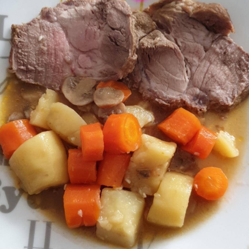 Rôti de porc Pommes de terres Carottes - Recepten Cookeo V3 | Moulinex