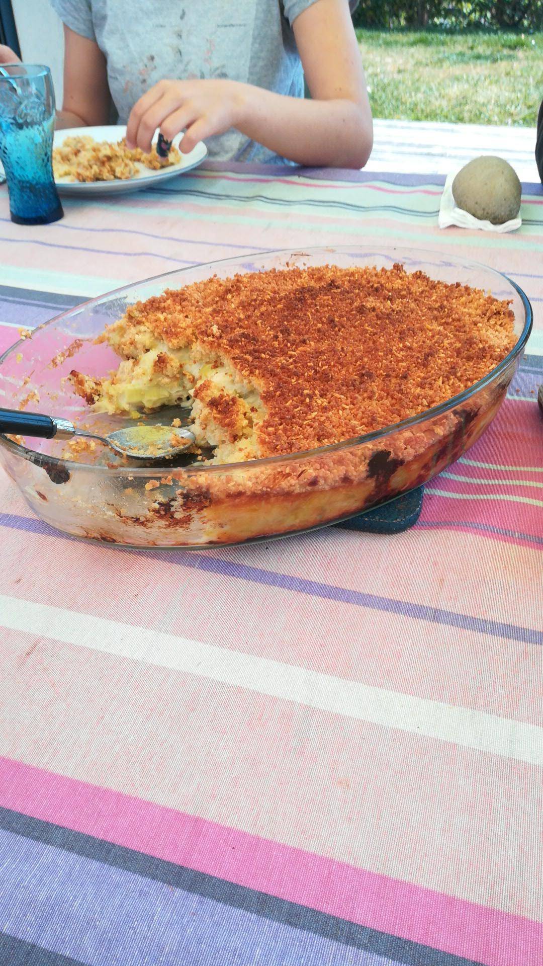 Crumble au poulet et aux poireaux - Recepten Companion XL | Moulinex
