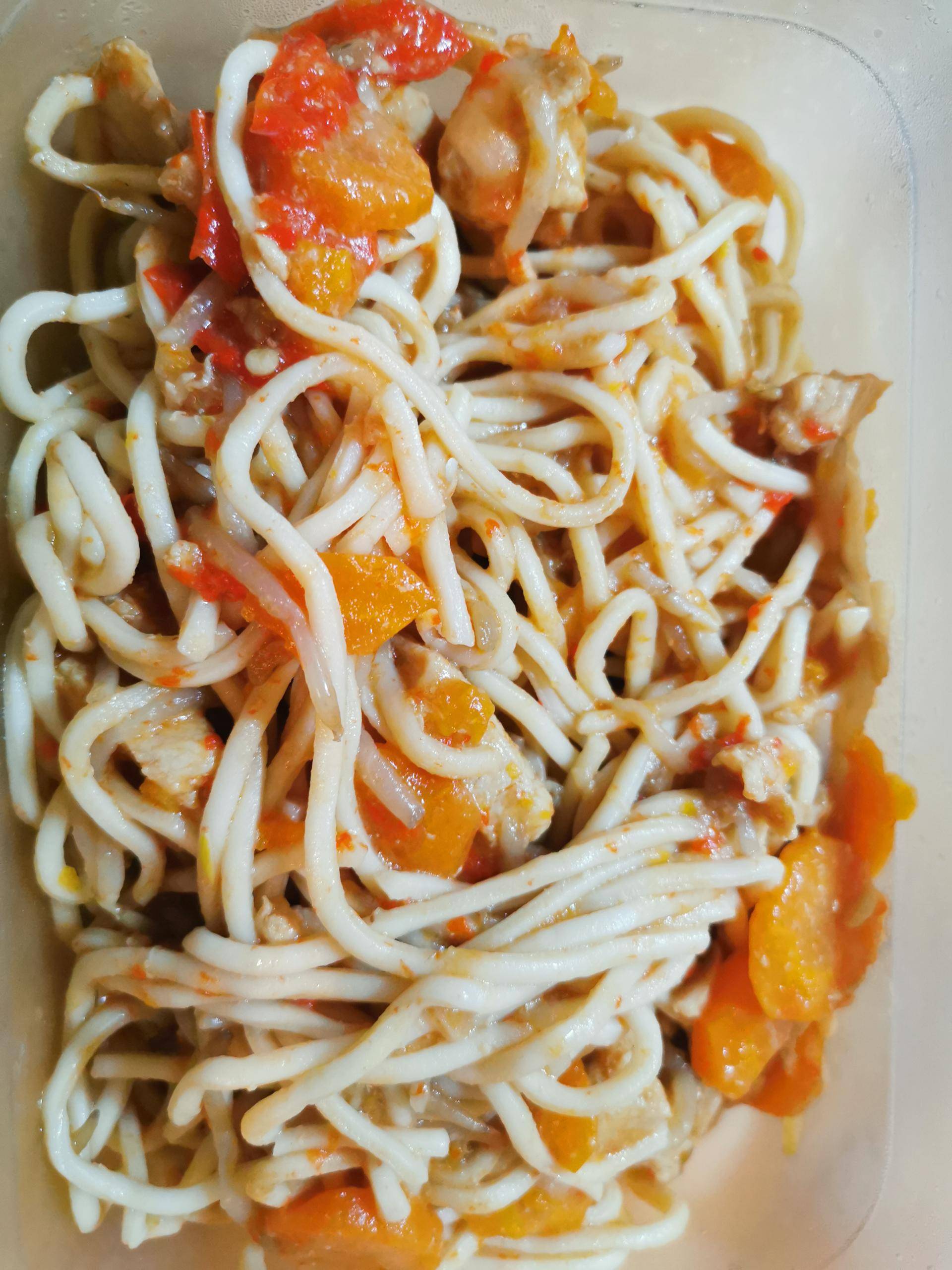 Mes nouilles chinoises au poulet revisitées - Recepten Cookeo V3 | Moulinex