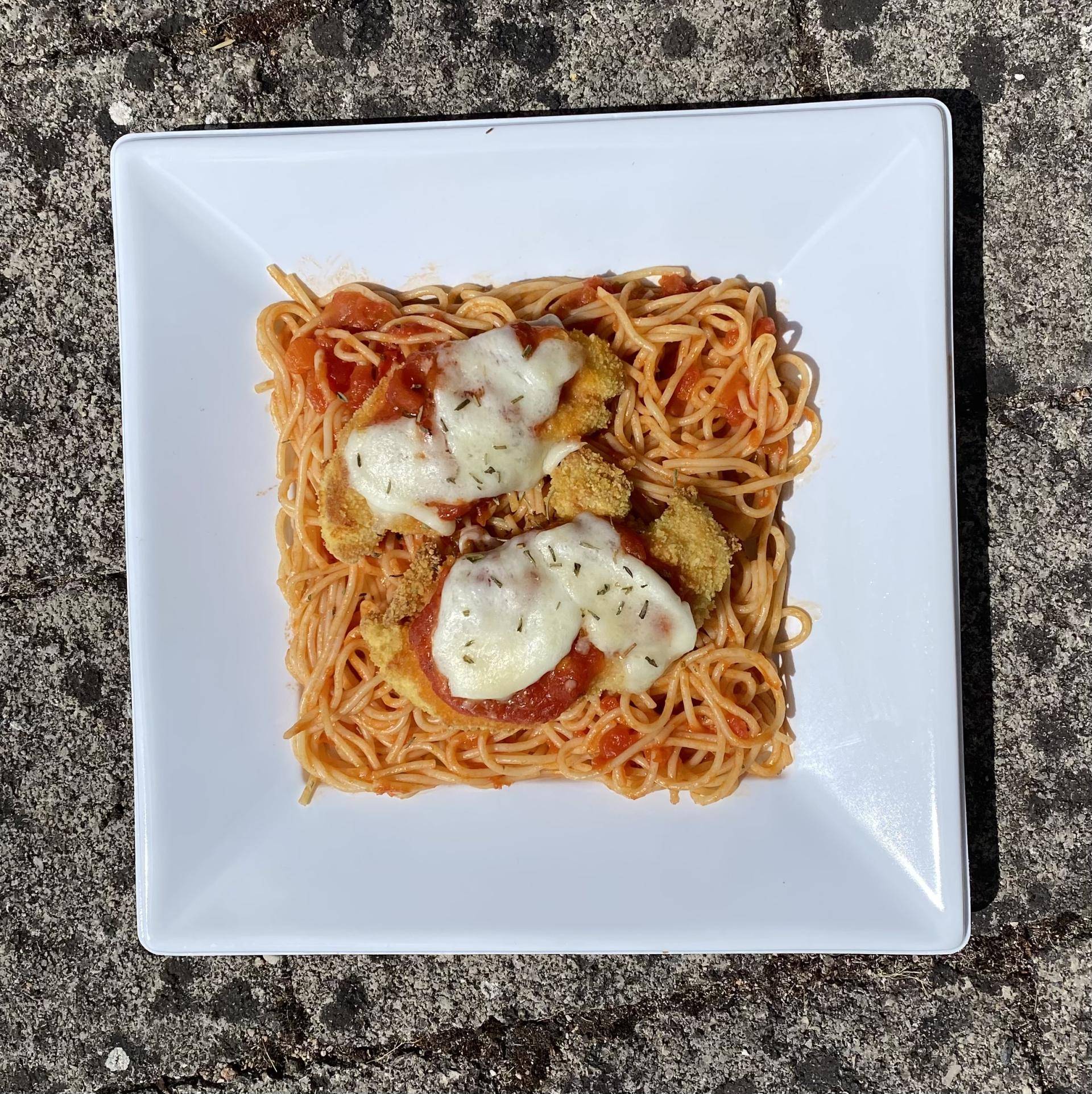 Poulet parmigiana - Recette Dual EasyFry&Grill | Moulinex
