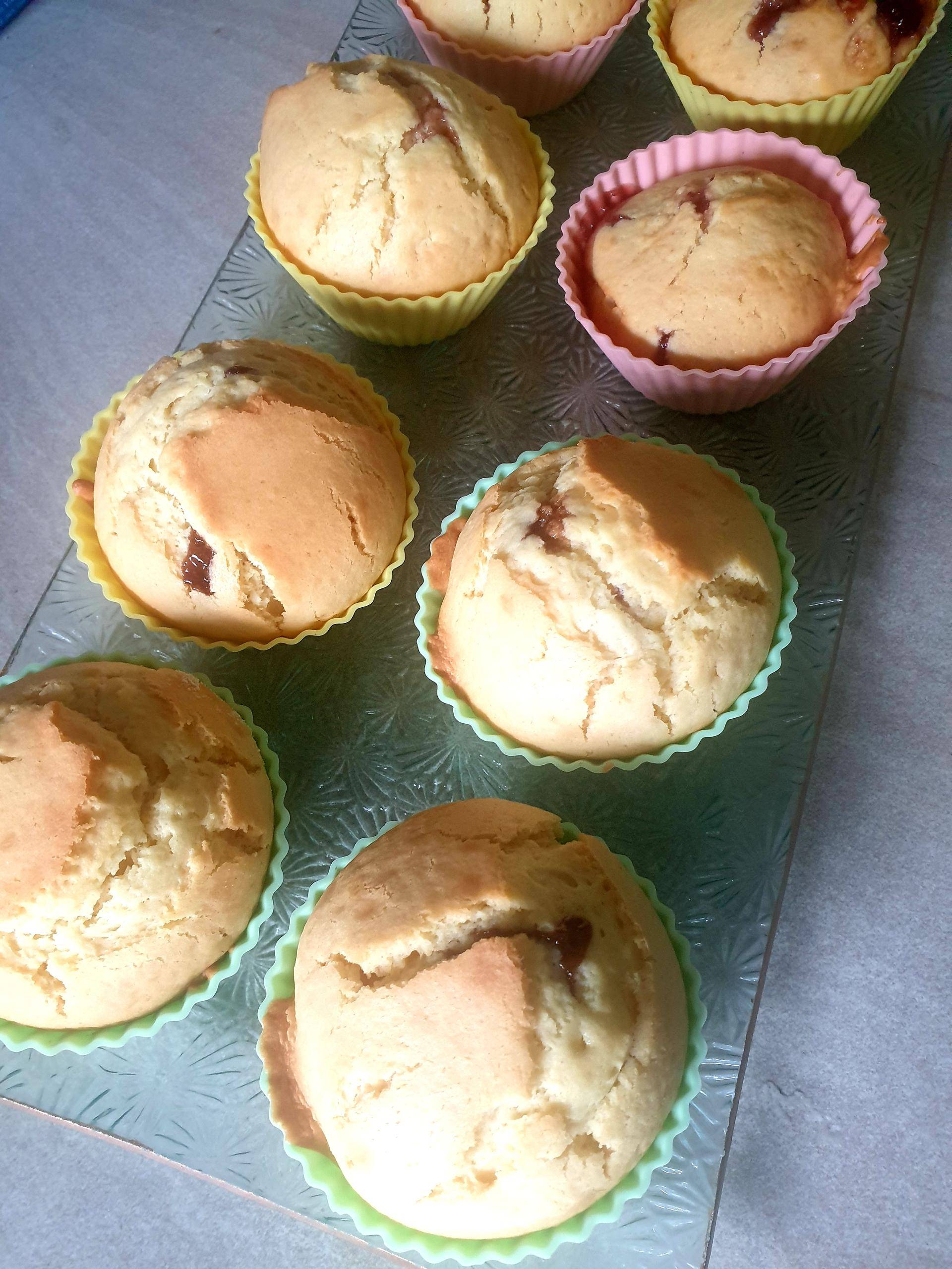 Muffins fourrés. - Recette Companion | Moulinex