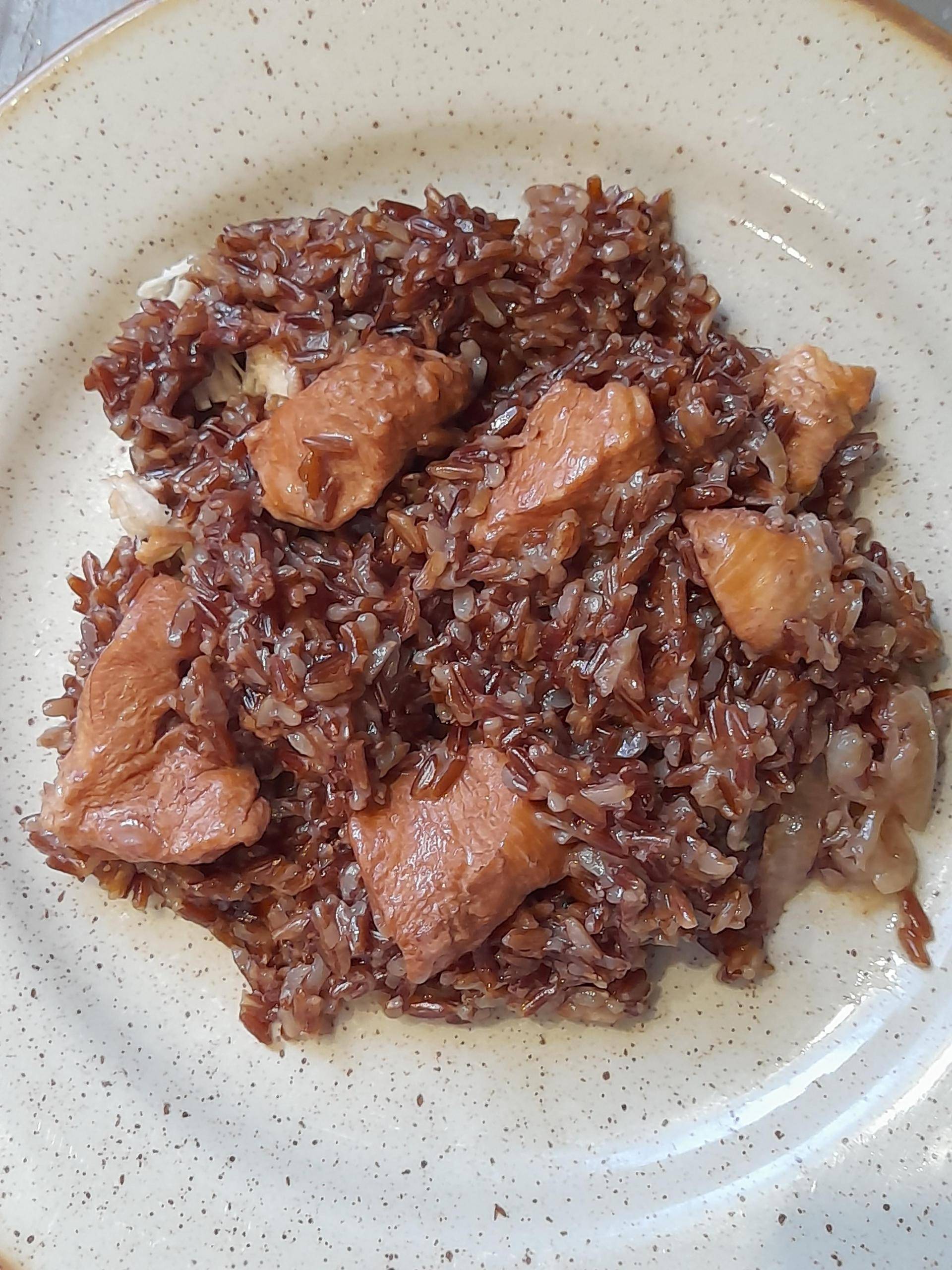 Sauté de porc au riz rouge de Fouze - Recette Cookeo 9in1 | Moulinex