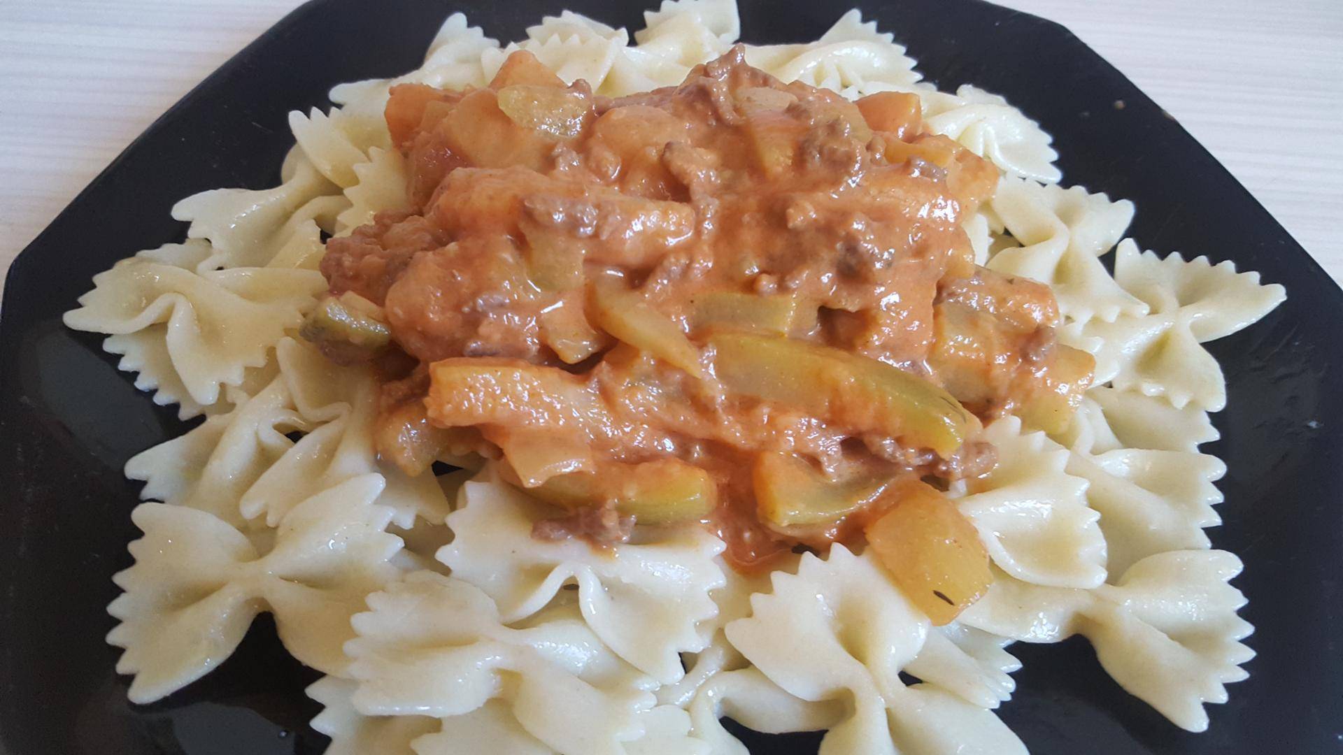 Bolognaise de courgette croquante - Recepten Cookeo | Moulinex