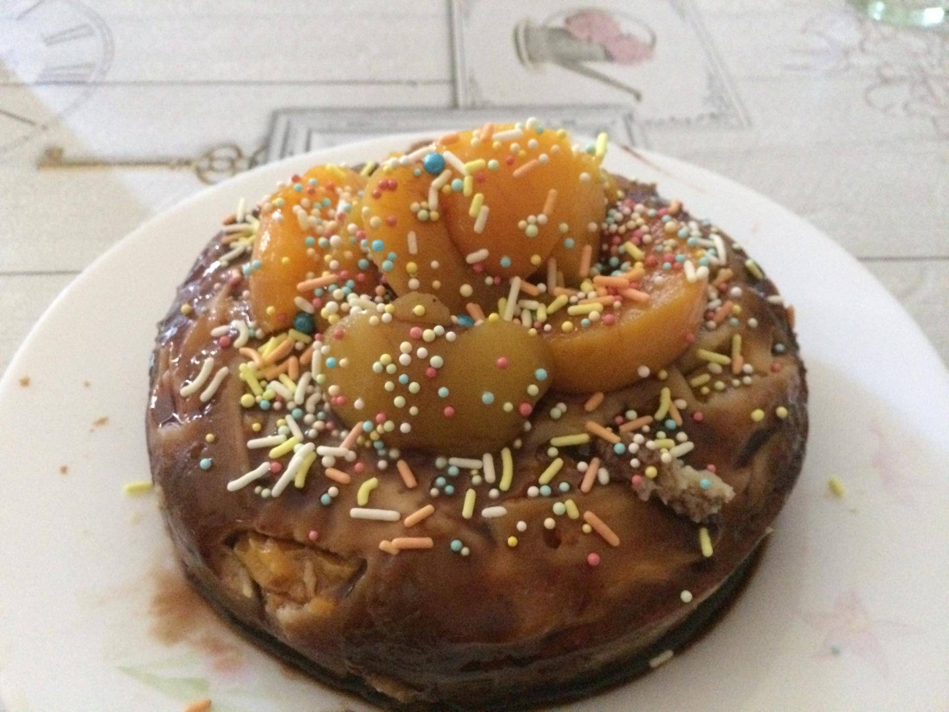 Gâteau au pêches jaunes au sirop - Recepten Cookeo | Moulinex