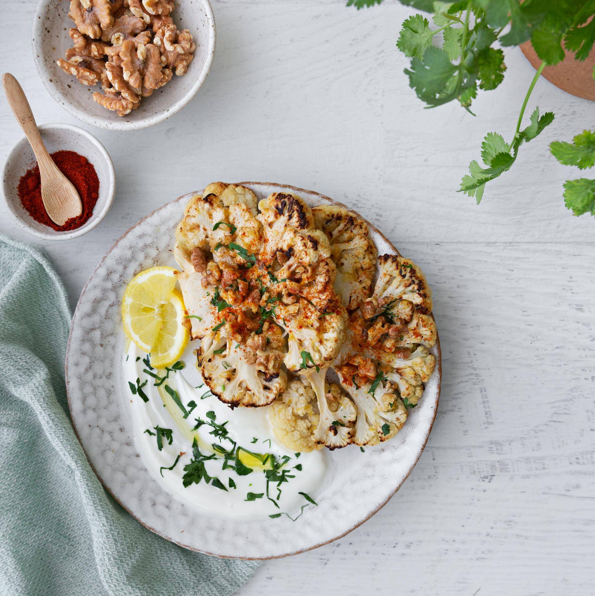 Chou-fleur rôti - Recette EASY FRY GRILL & STEAM 3 in 1 | Moulinex