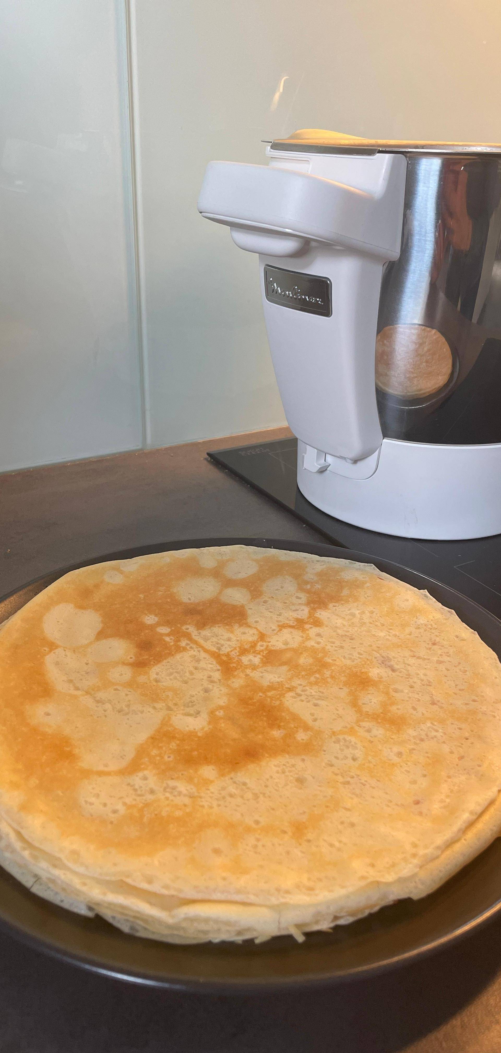 Pâte à crêpes sans lait - Recette Companion Connect XL | Moulinex