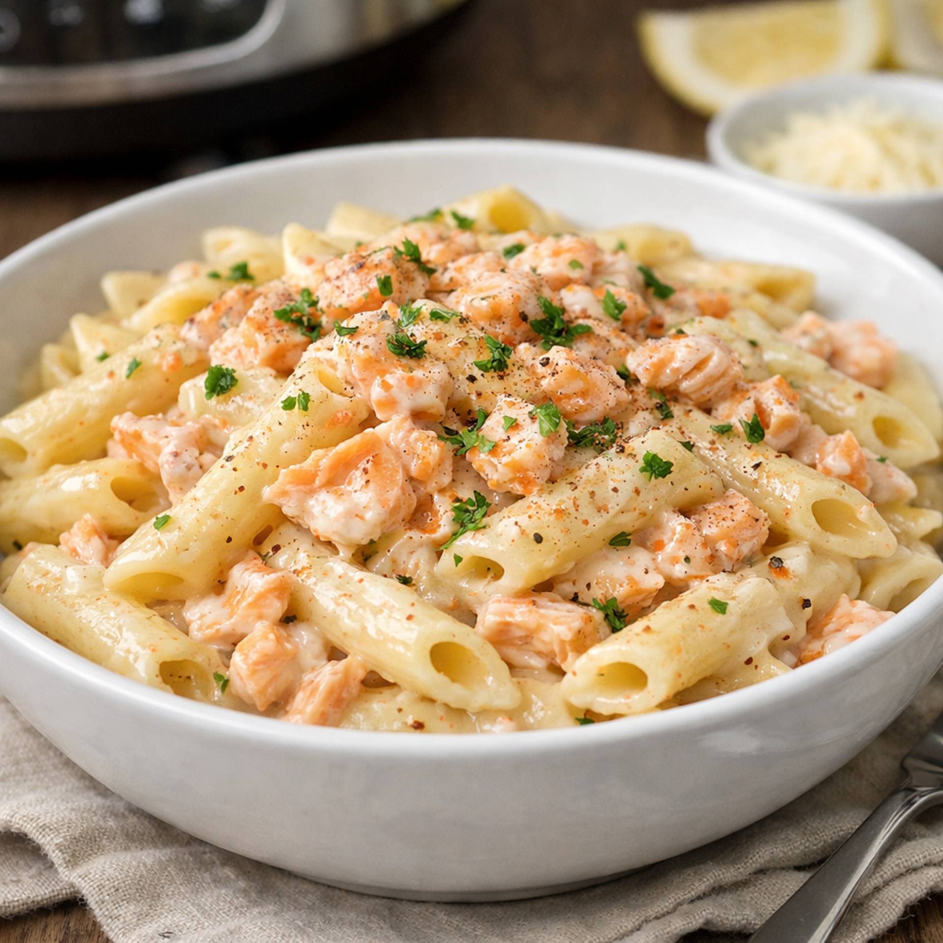 Pâte au saumon sans crème - Recette Cookeo 9in1 | Moulinex