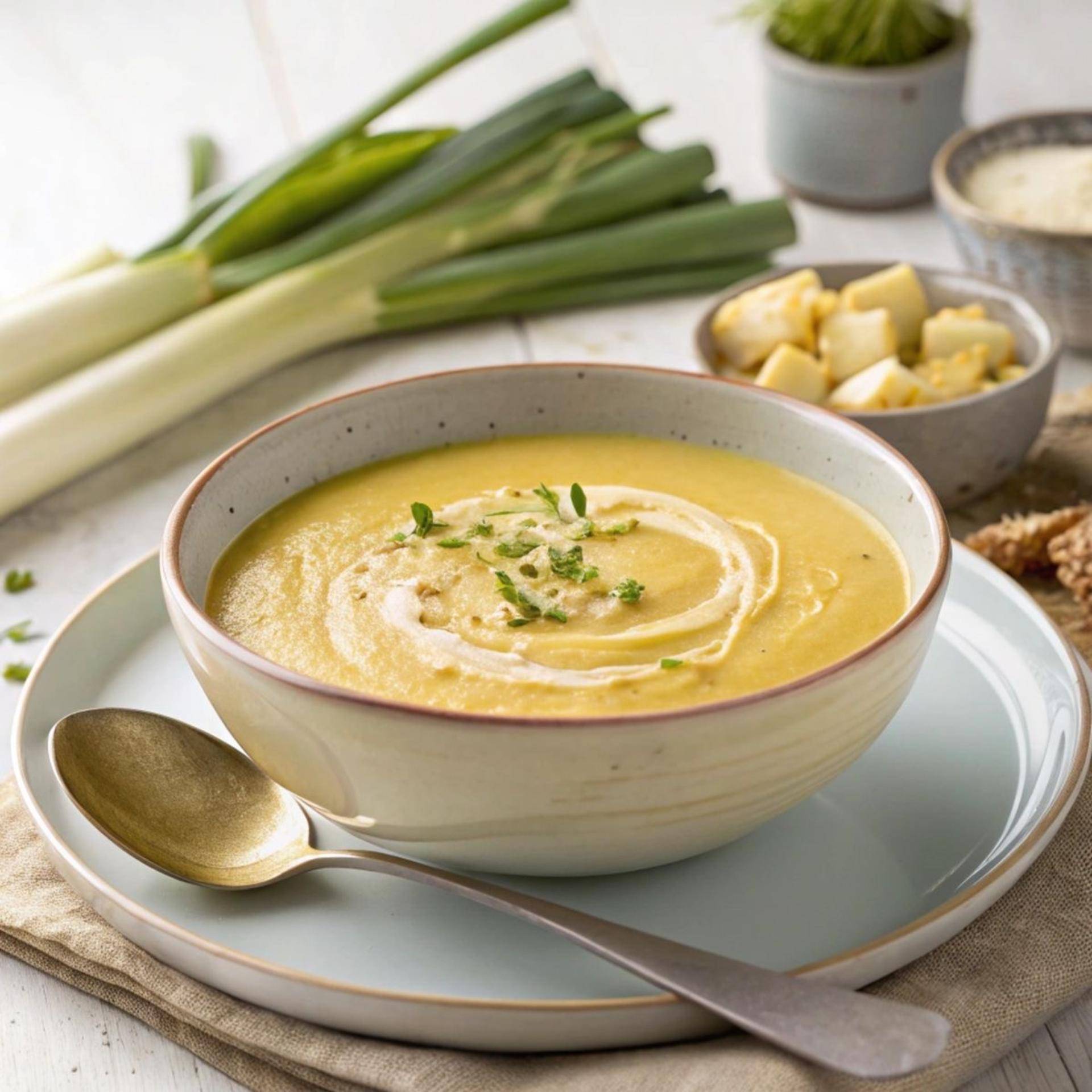 Velouté de poireaux douceur - Recette Companion XL | Moulinex