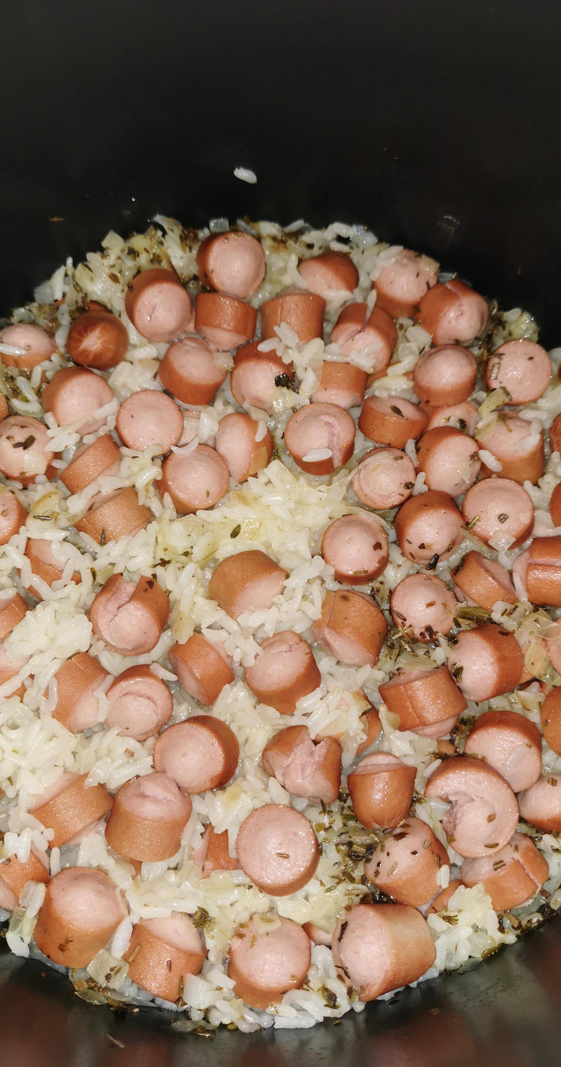 Riz aux saucisses - Recette Cookeo V3 | Moulinex