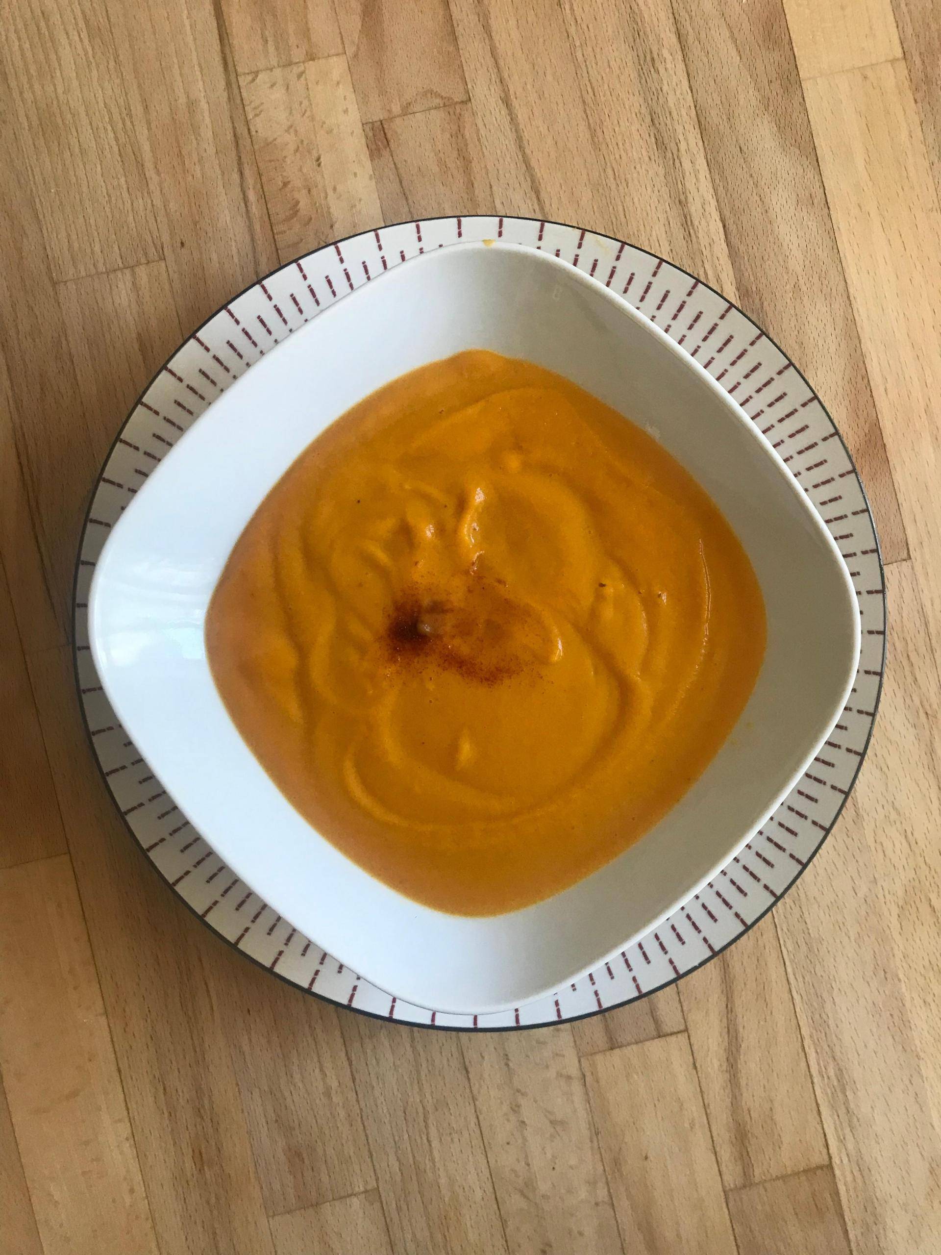 Veloutée de carottes et patates douces au lait de coco, curry et gingembre - Recepten Cookeo V3 | Moulinex