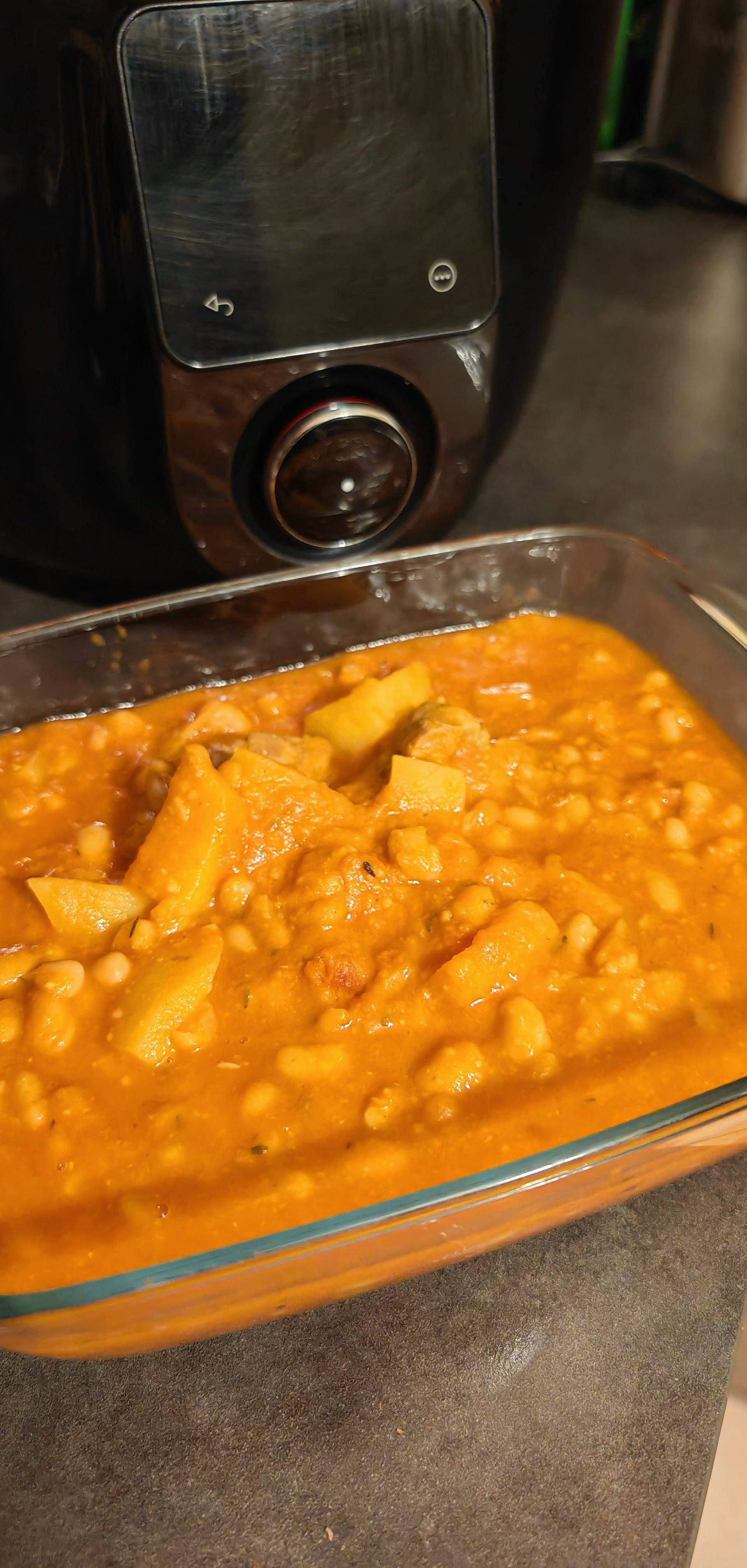 Haricots blanc et filet mignon à la sauce tomate. - Recette Cookeo Infinity Autostir | Moulinex