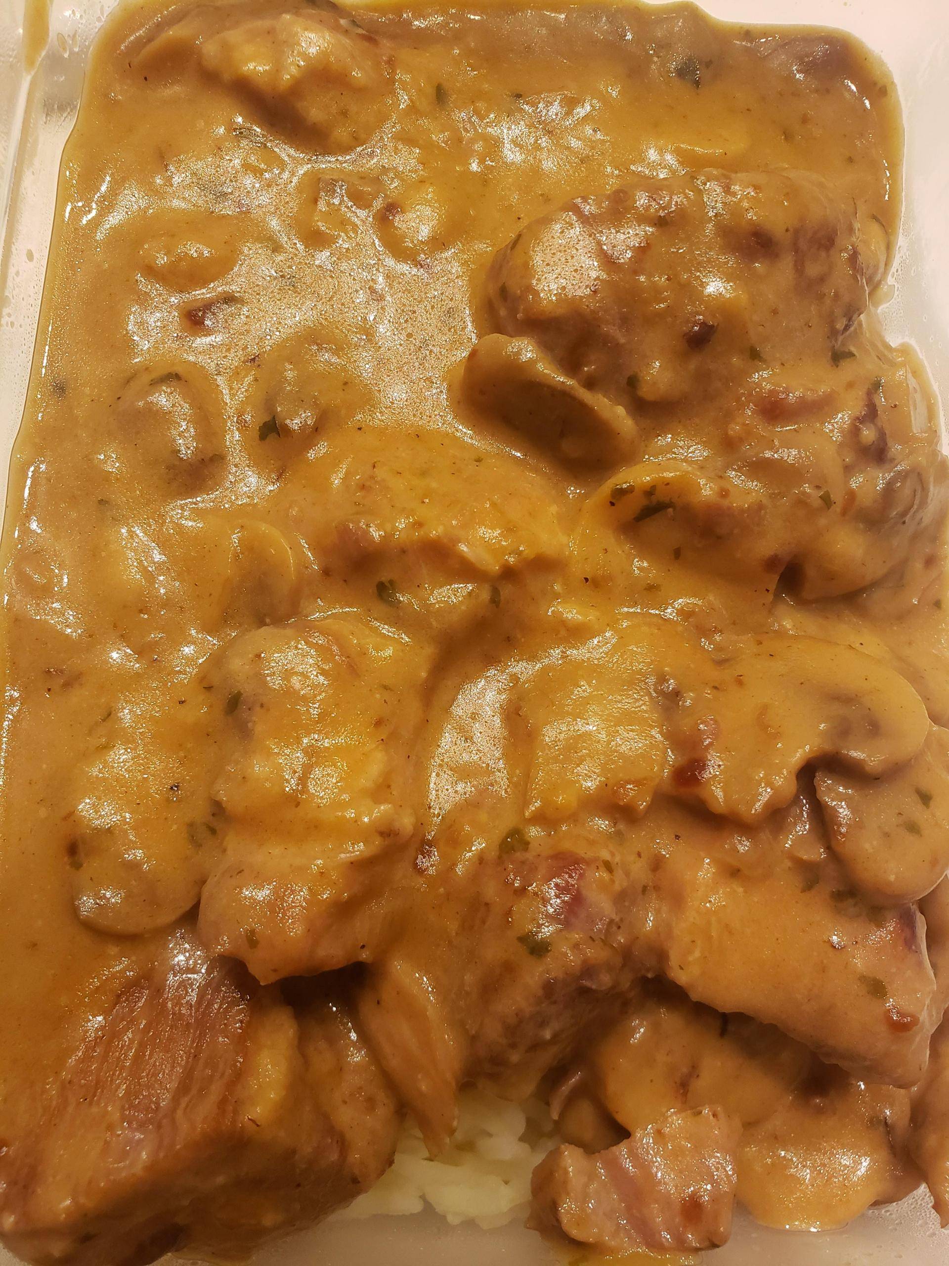 Sauté de porc à la moutarde et champignons - Recepten Cookeo | Moulinex