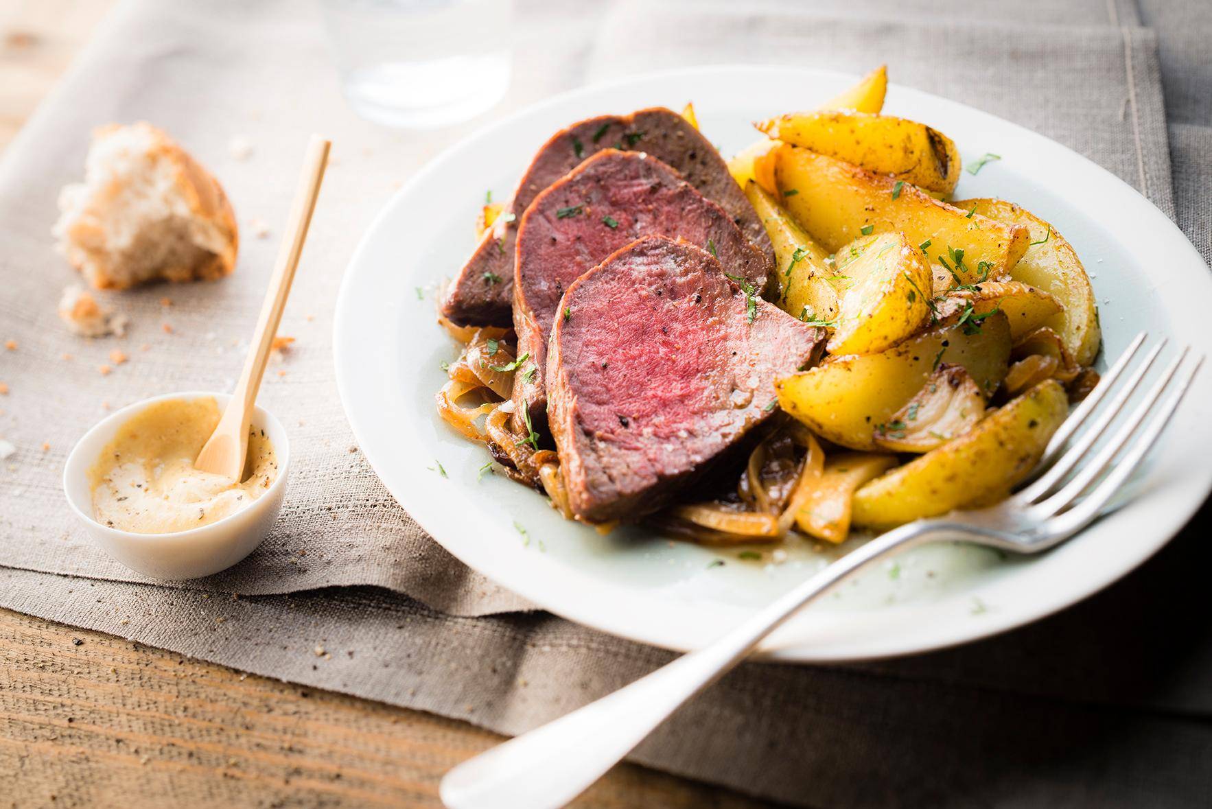Rôti de boeuf à la moutarde - Recepten Cookeo | Moulinex