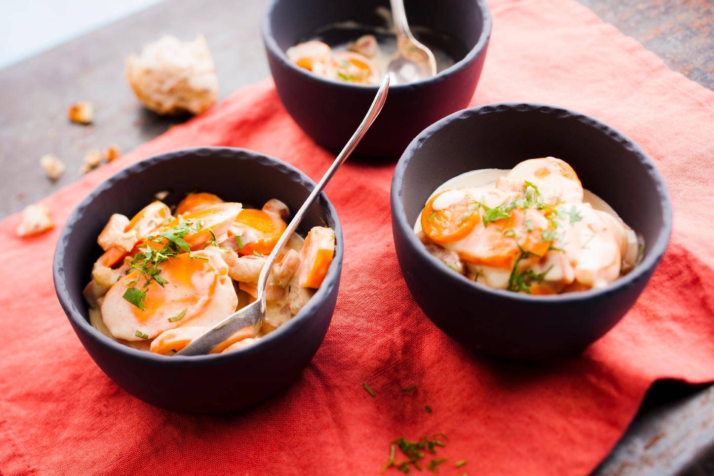 Carottes carbonara - Recepten Cookeo | Moulinex