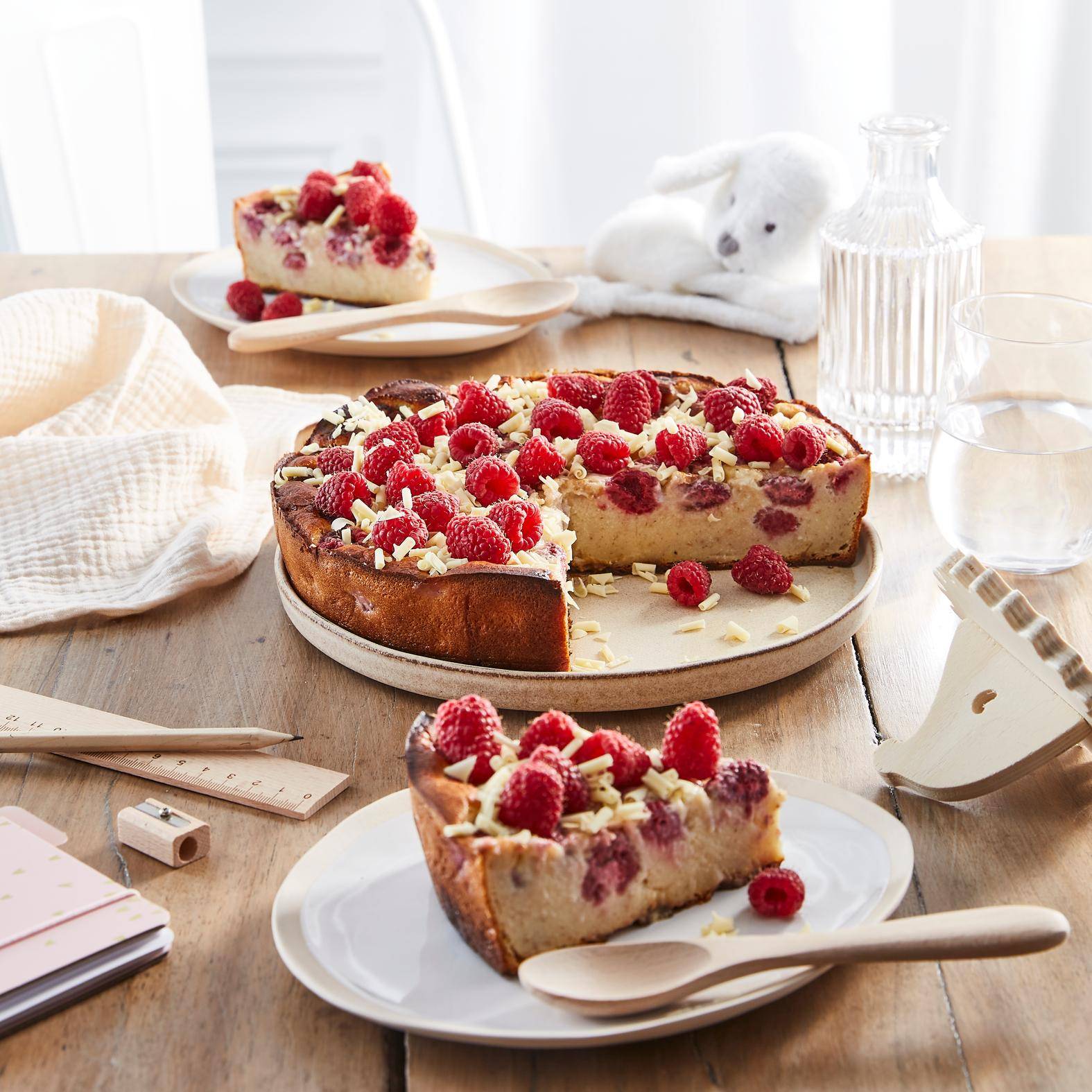 Tarte express framboise chocolat blanc - Recette Perfectmix + | Moulinex