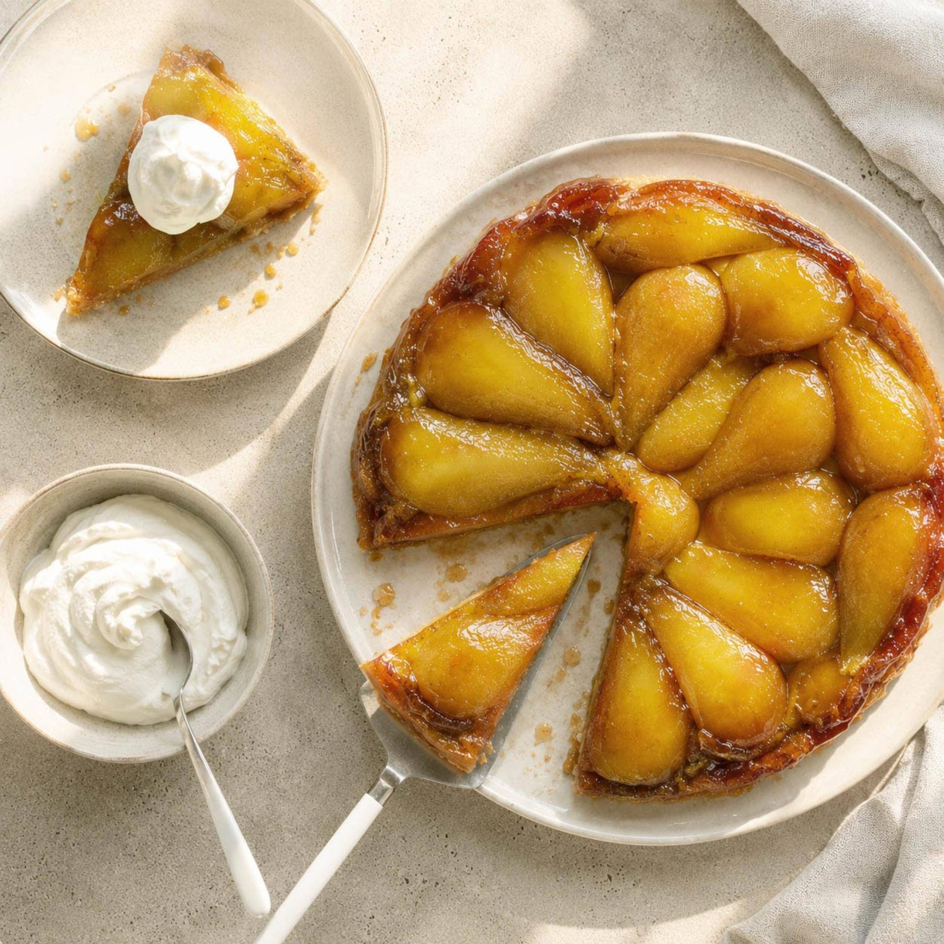 Tatin de poires express - Recette Easy Fry XL Surface | Moulinex