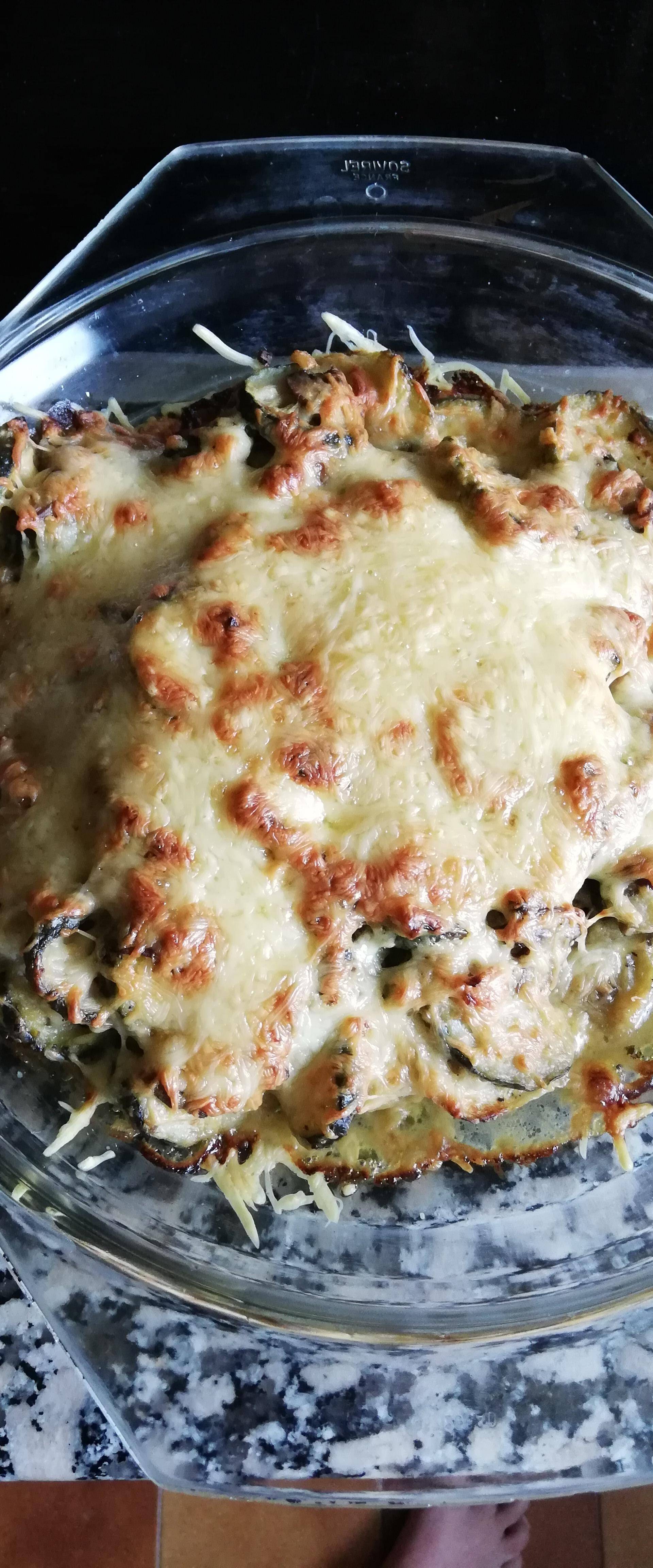 Gratinée de courgettes et champignons - Recette Cookeo | Moulinex