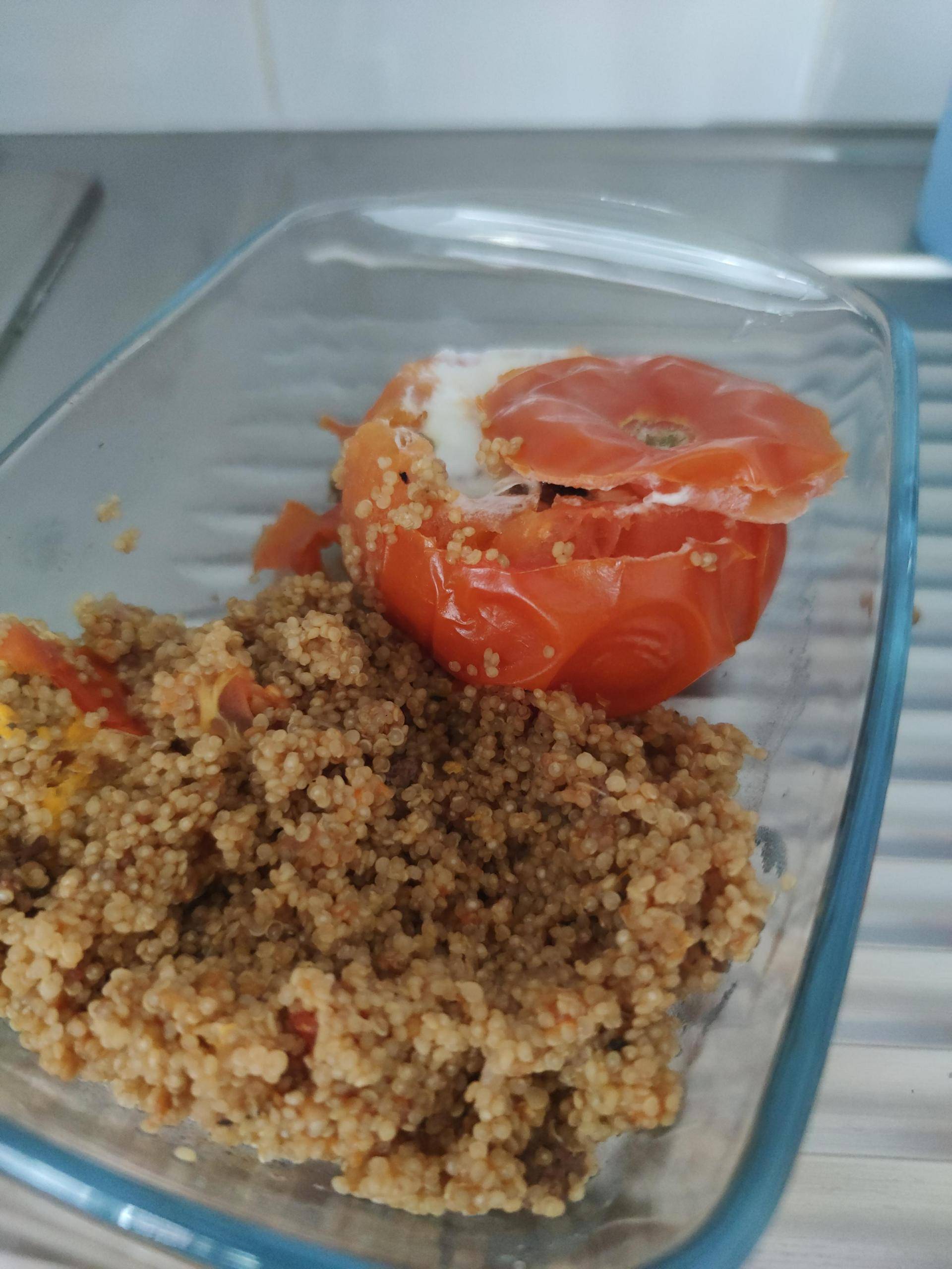 Tomates farcies aux oeufs, et son quinoa - Recepten Cookeo | Moulinex