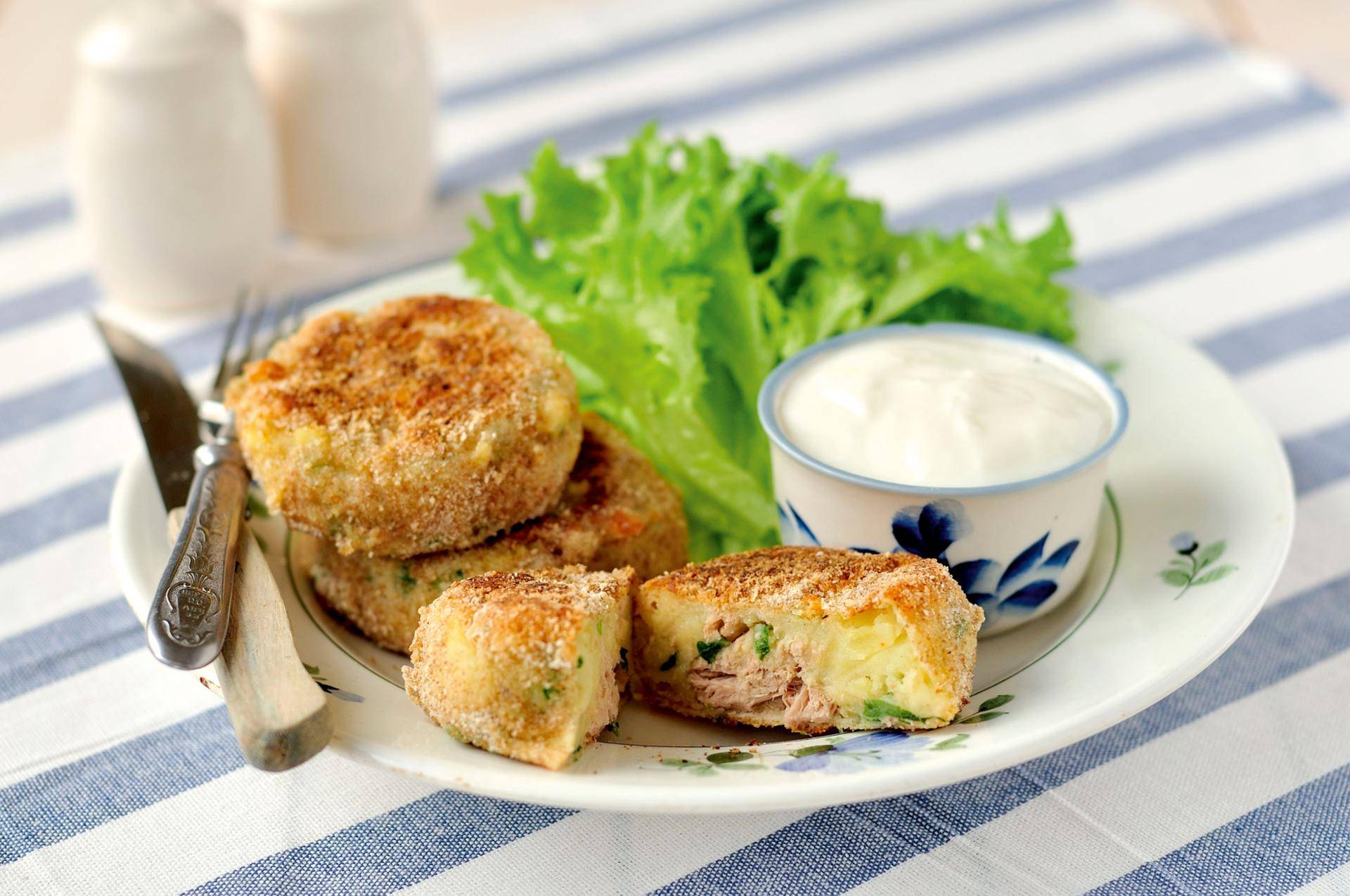 Cakes au thon et aux pommes de terre - Recepten Companion Connect | Moulinex