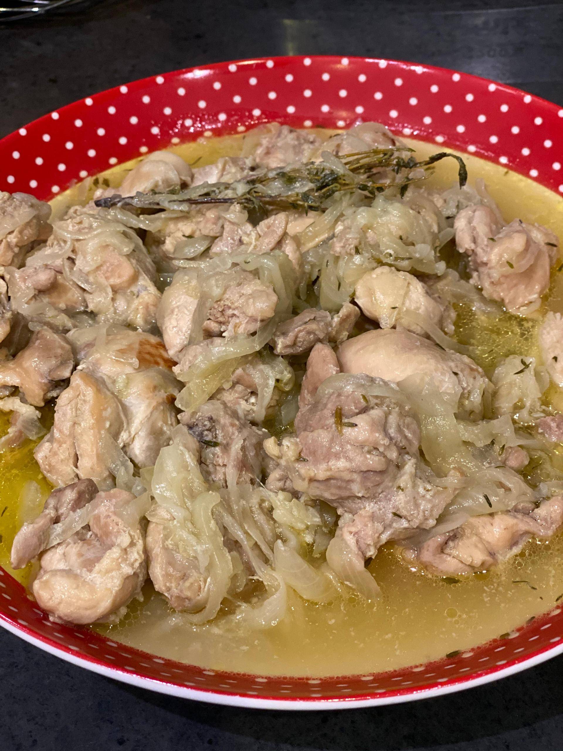 Poulet aux oignons - Recette Cookeo | Moulinex