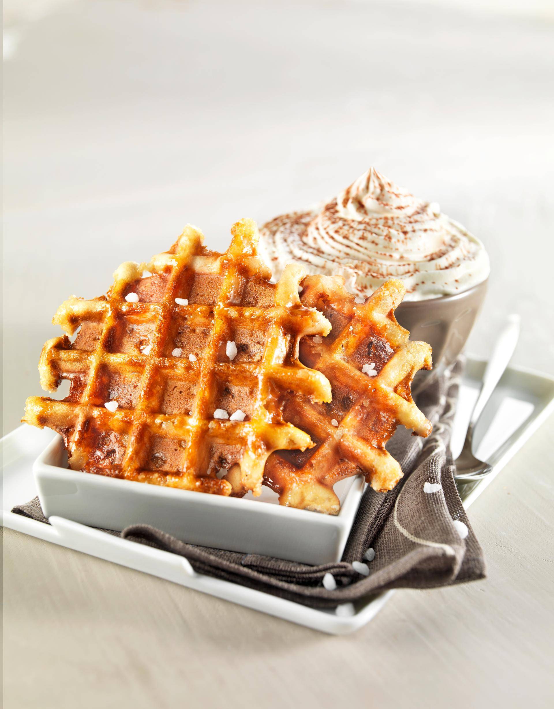 Gaufres à l’orange et éclats de chocolat - Recette undefined | Moulinex