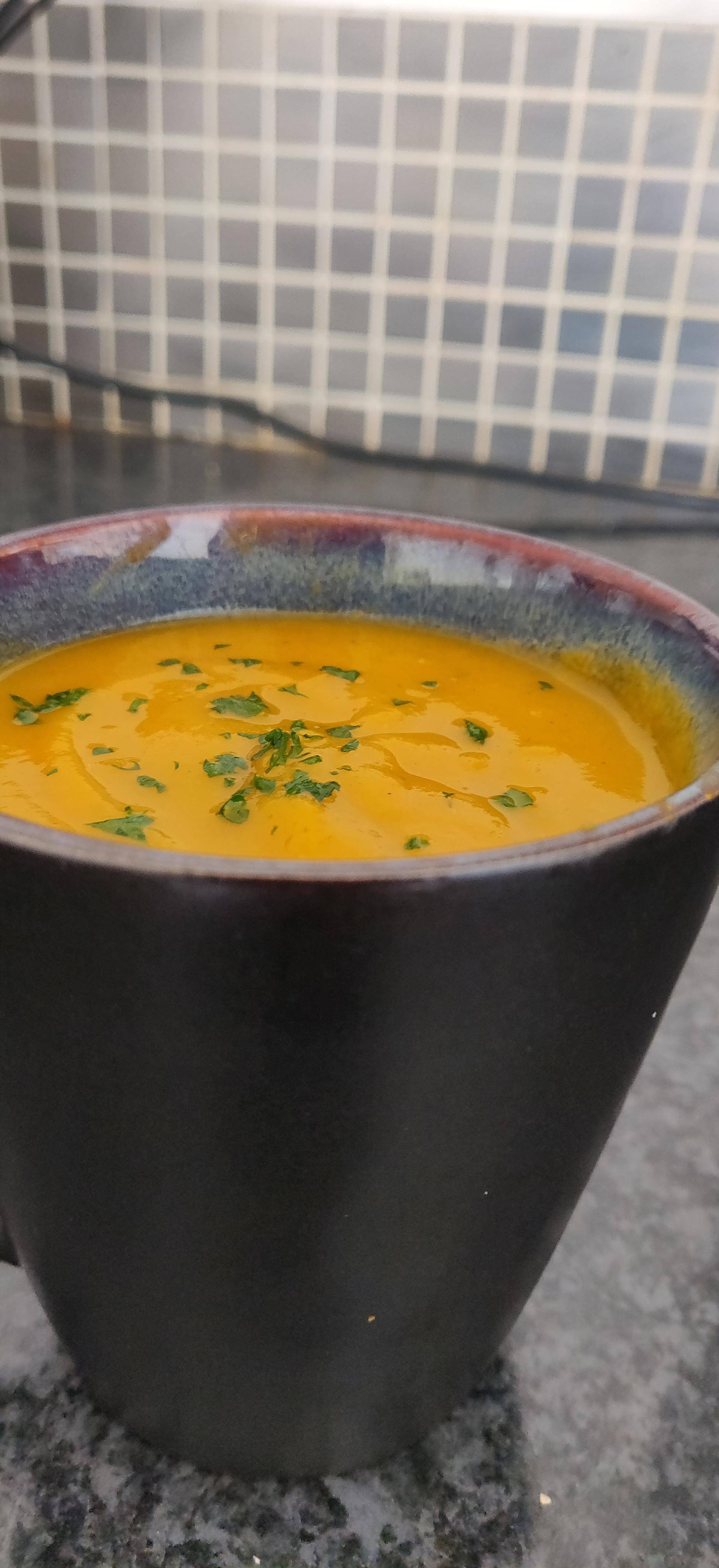 Soupe poivron courgette carotte tomates - Recepten Cookeo | Moulinex