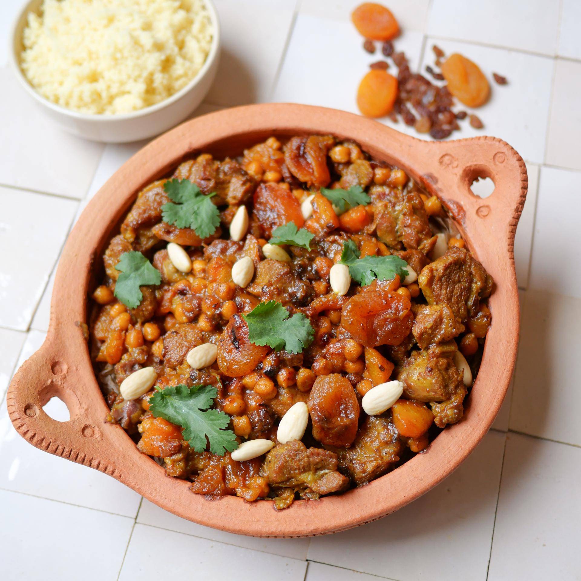 Tajine d’agneau aux abricots et aux pois chiches - Recette Cookeo | Moulinex