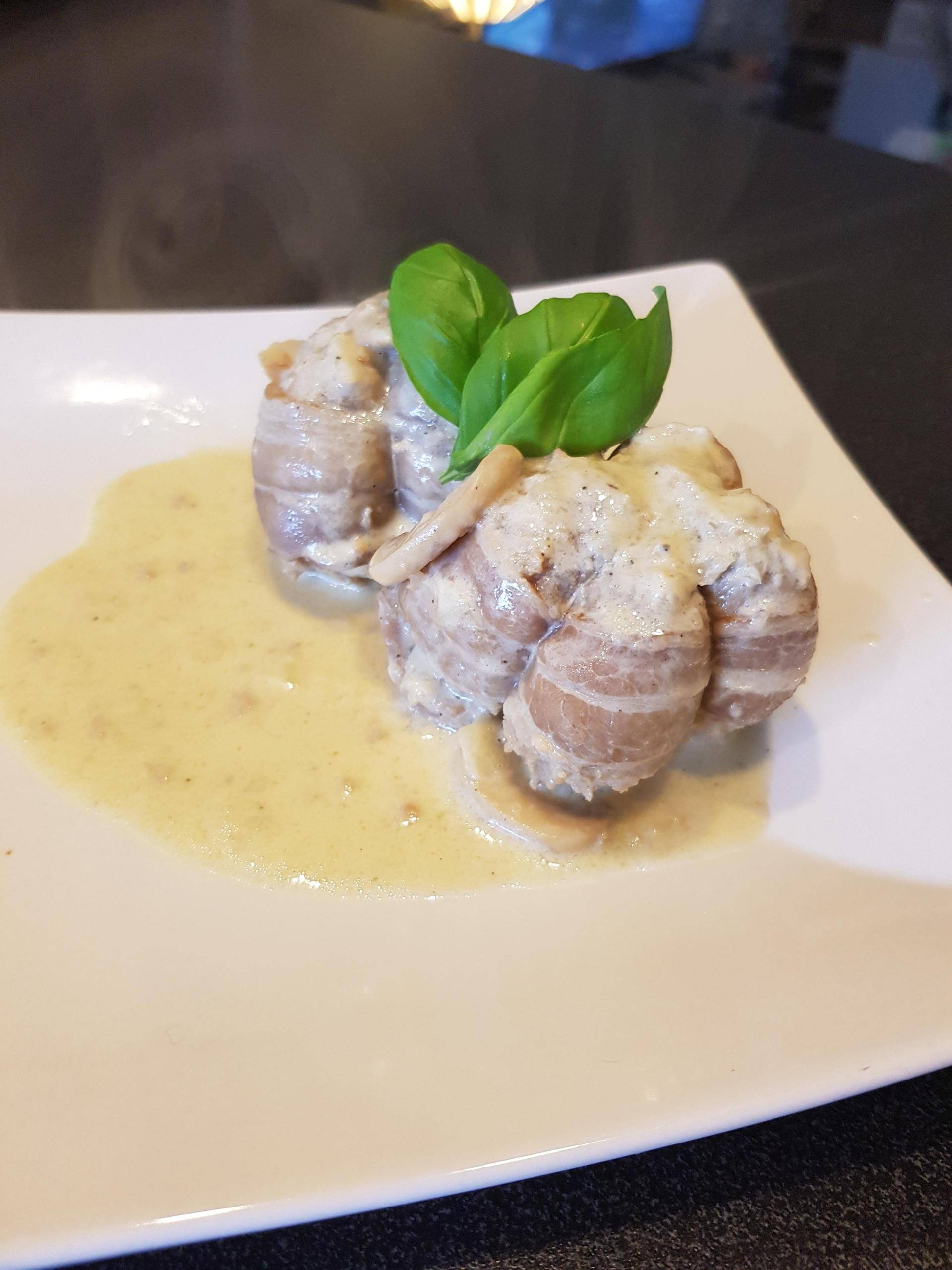 Paupiette de porc sauce au cidre - Recette Companion Connect XL | Moulinex