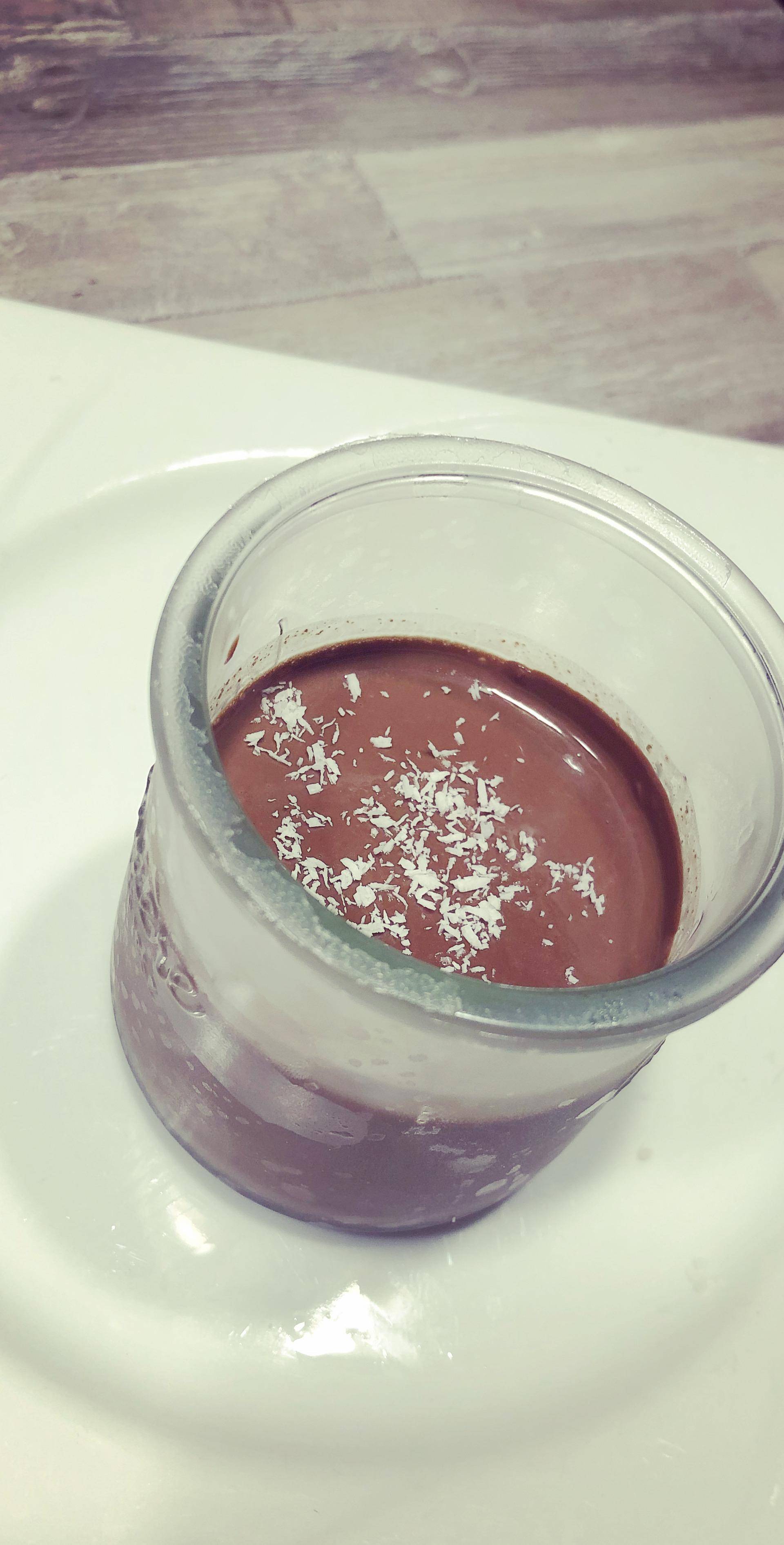 Crème dessert chocolat noix de coco façon danette - Recette Companion Connect | Moulinex
