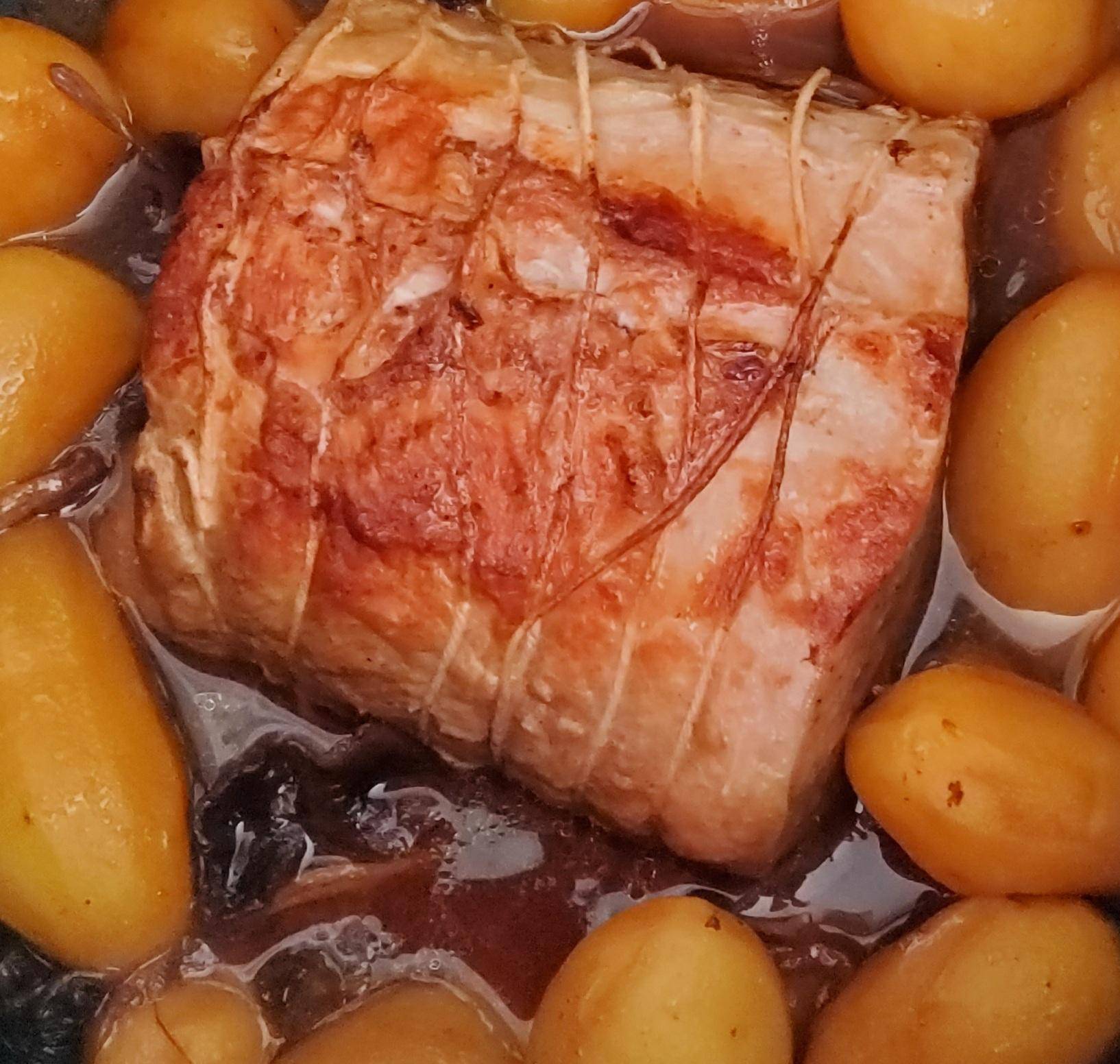 Roti de porc et ses pommes de terre fondantes - Recepten Cookeo | Moulinex