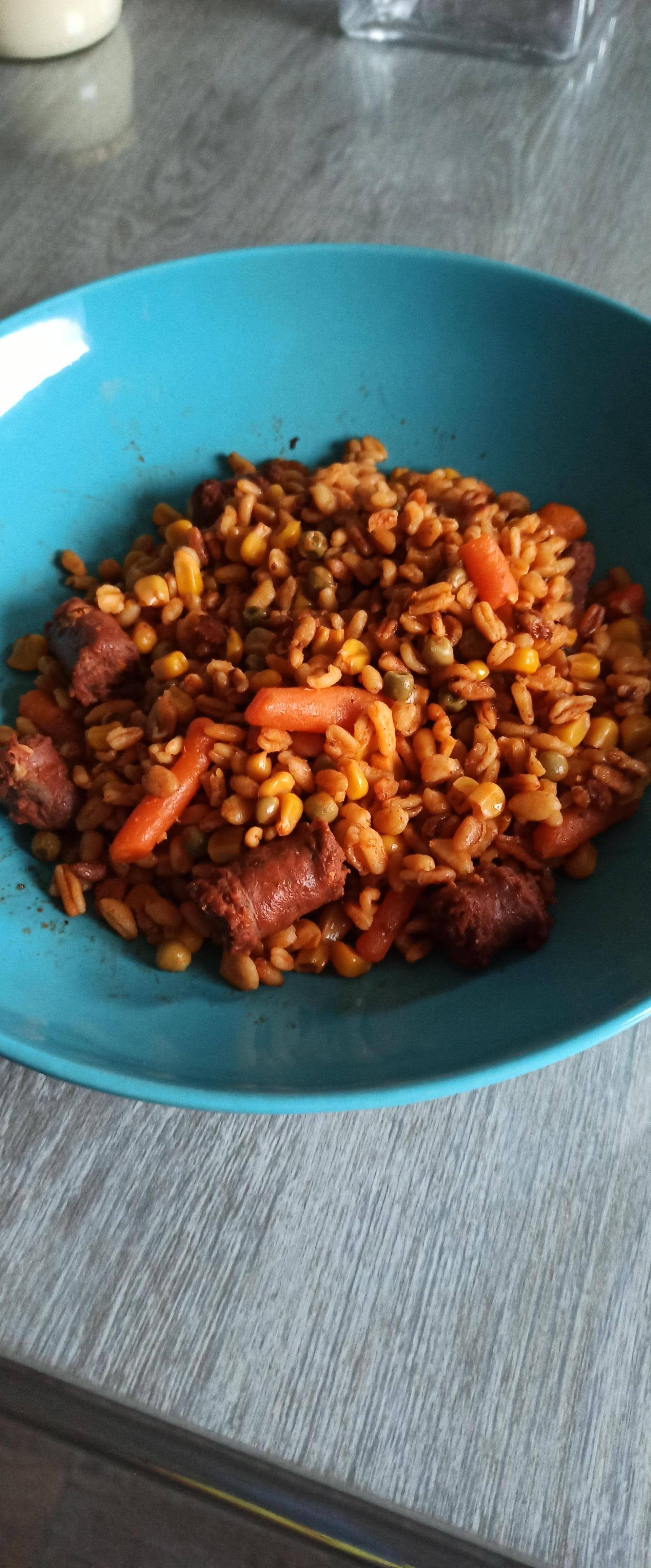 Ebly merguez et légumes - Recette Cookeo | Moulinex