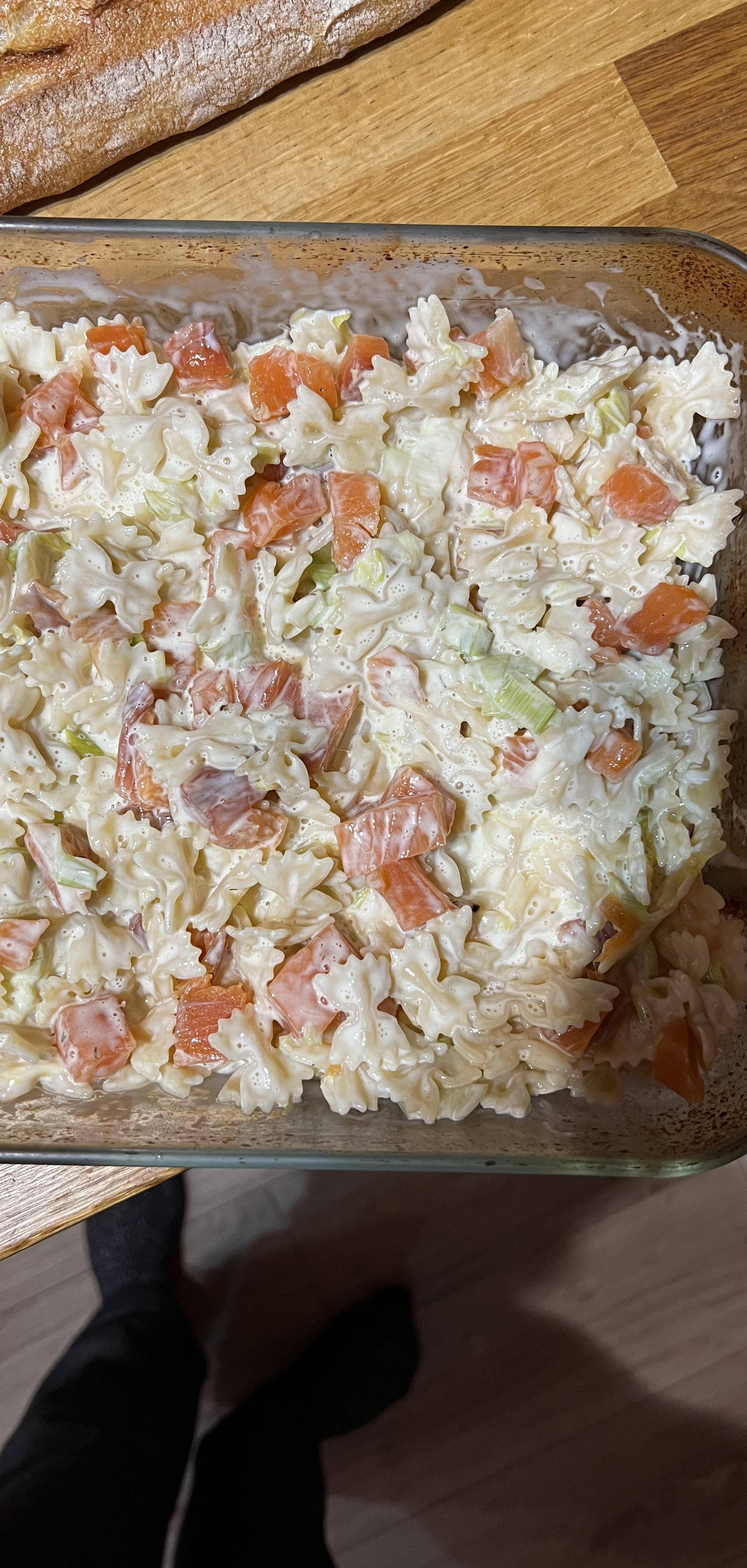 Mini farfale saumon poireaux - Recette Cookeo Infinity Autostir | Moulinex