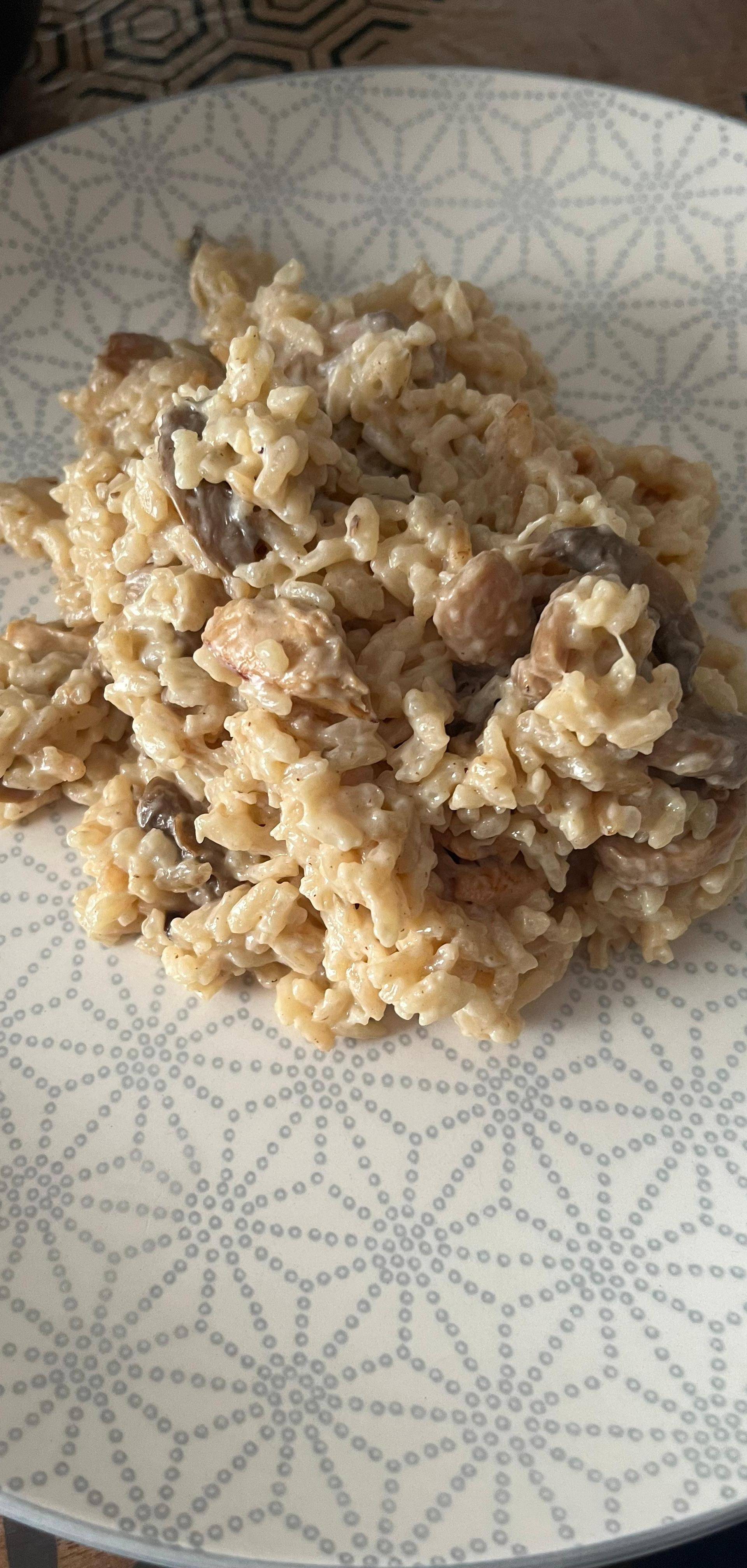 Risotto poulet champignons - Recette Cookeo | Moulinex