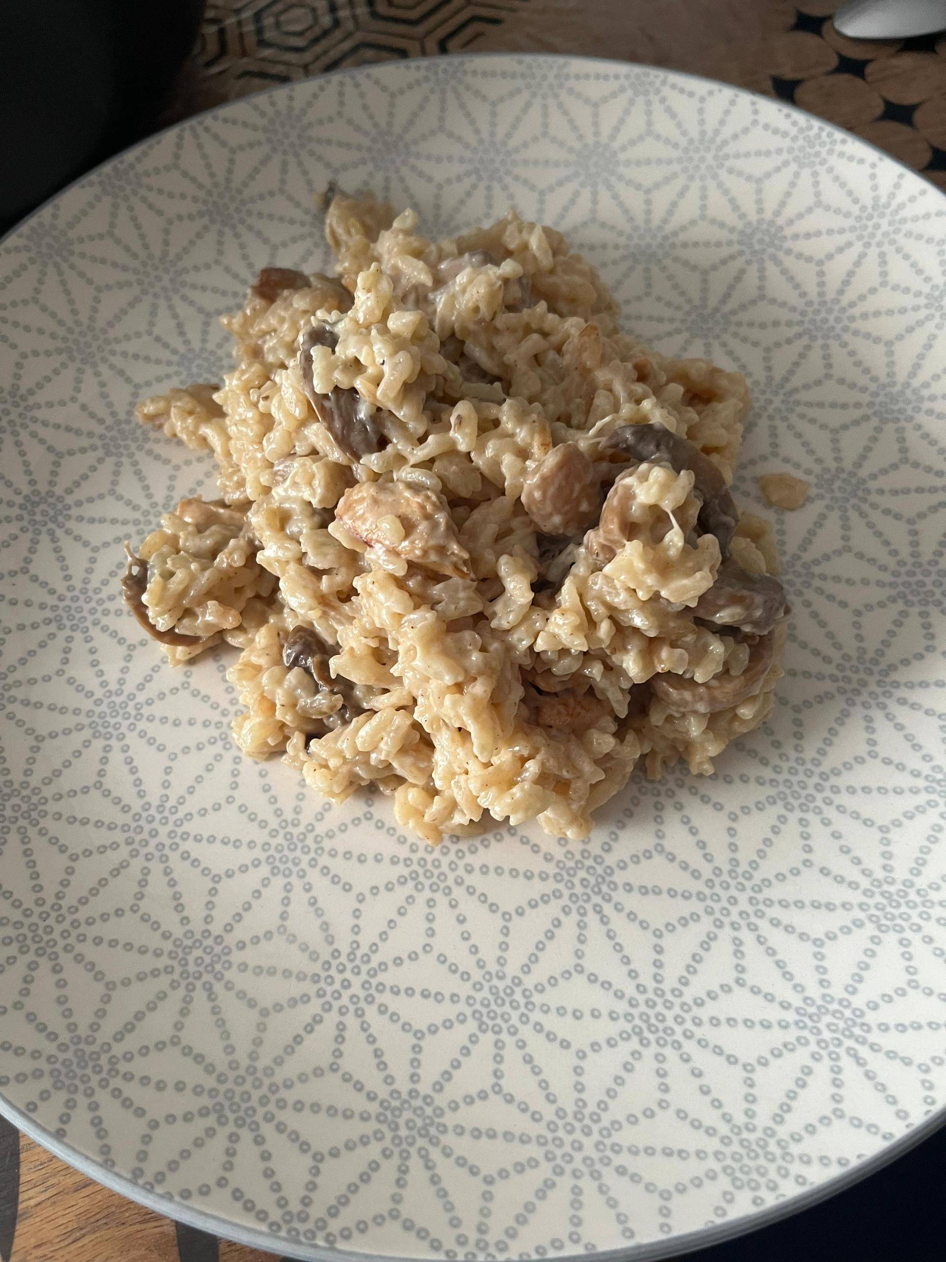 Risotto poulet champignons - Recepten Cookeo | Moulinex