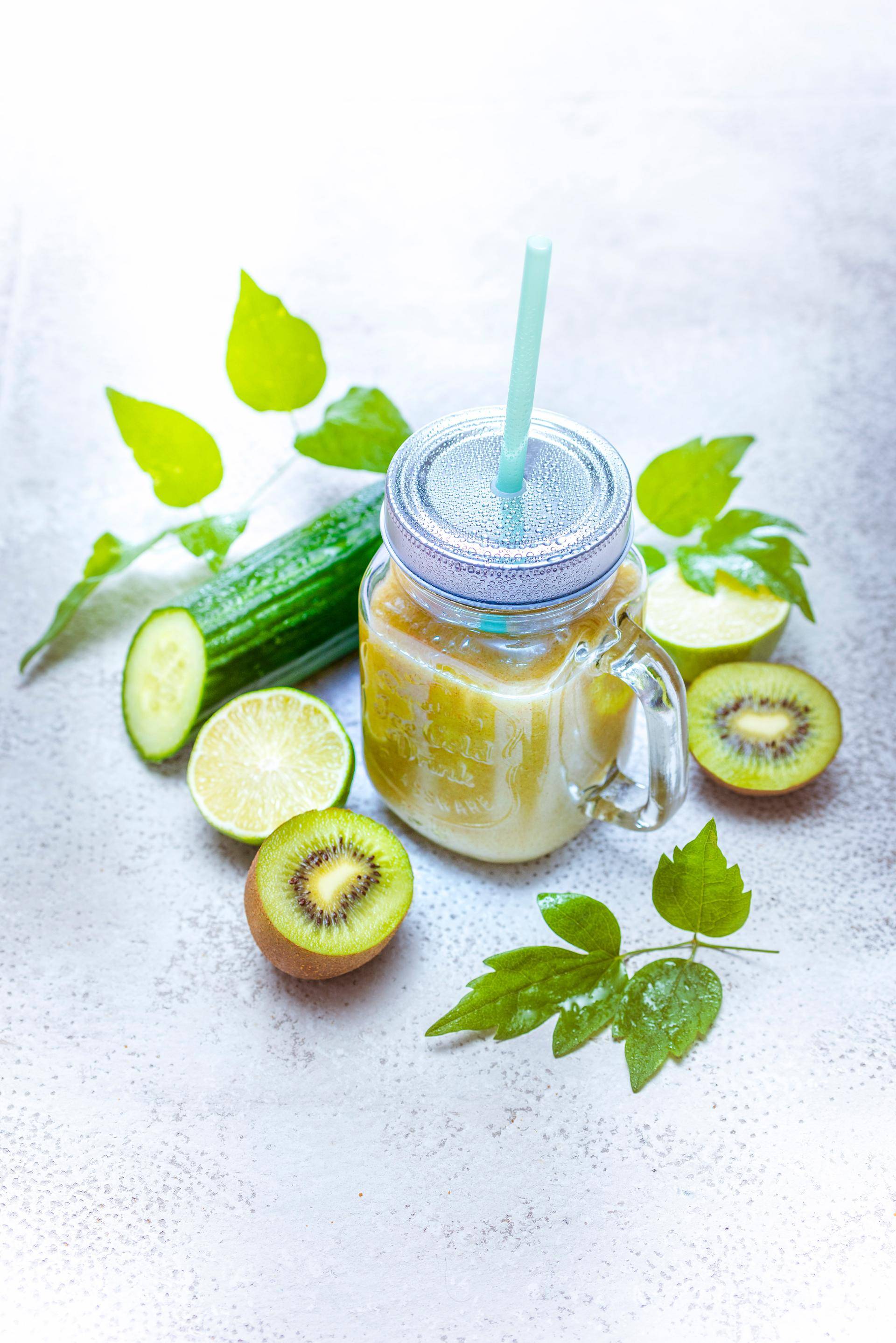 Smoothie au concombre, kiwi, pomme et citron - Recepten Ultrablend Cook | Moulinex