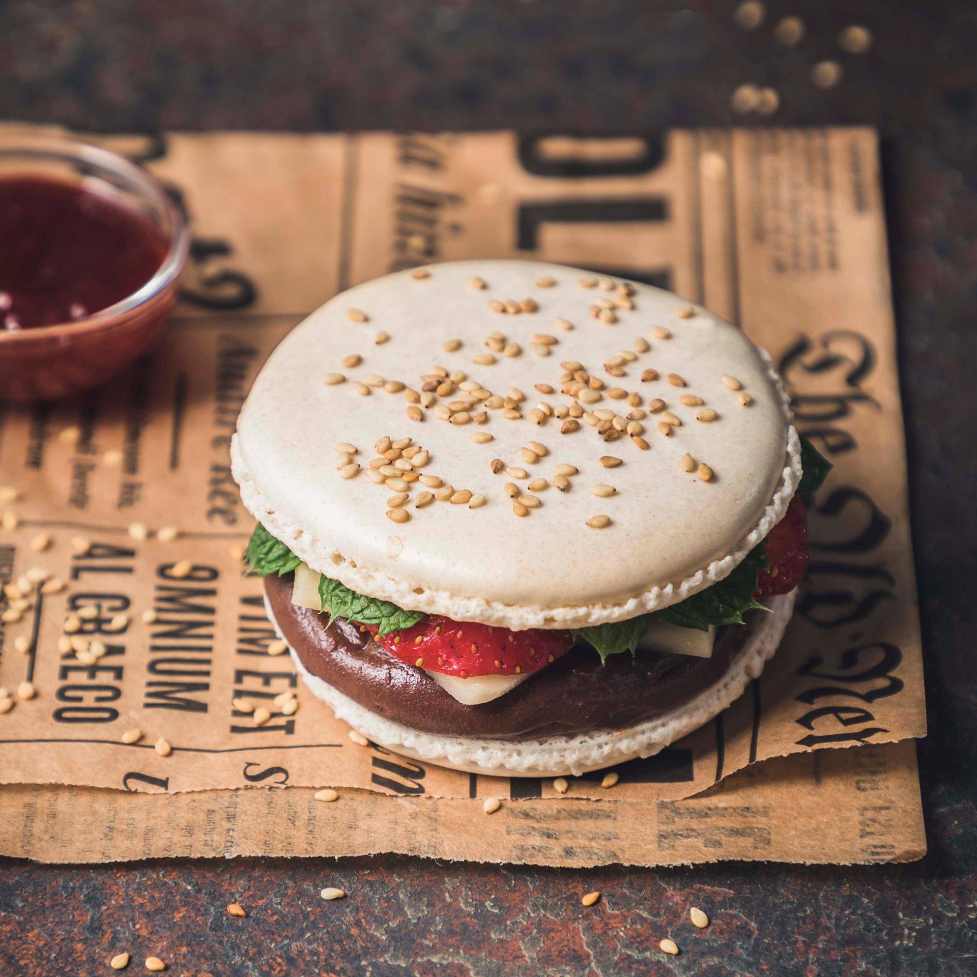 Burgers macarons - Recette Companion | Moulinex