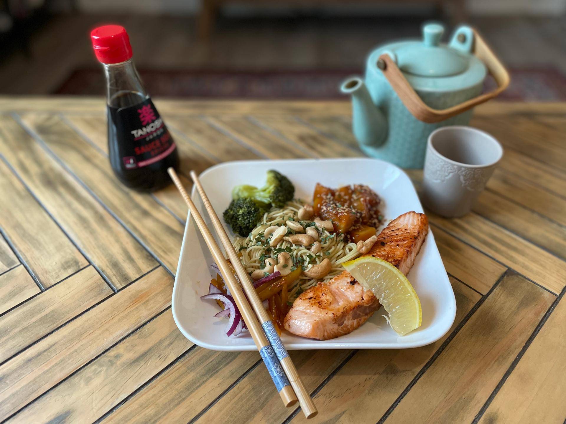 Pad thai saumon d’Automne - Recette Cookeo | Moulinex