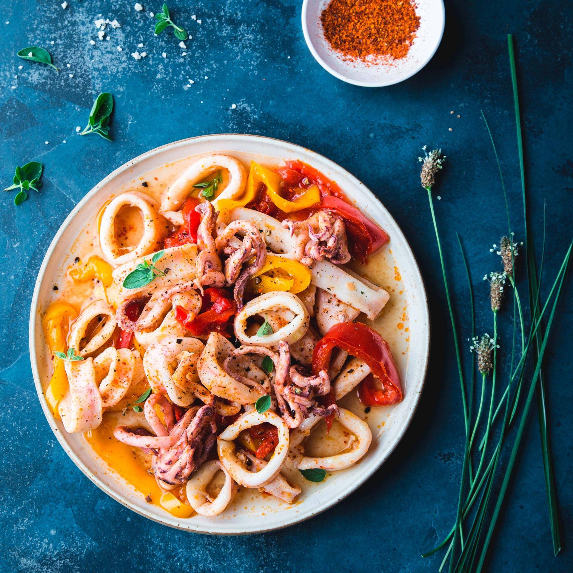 Calamars à la basquaise - Recepten Cookeo | Moulinex