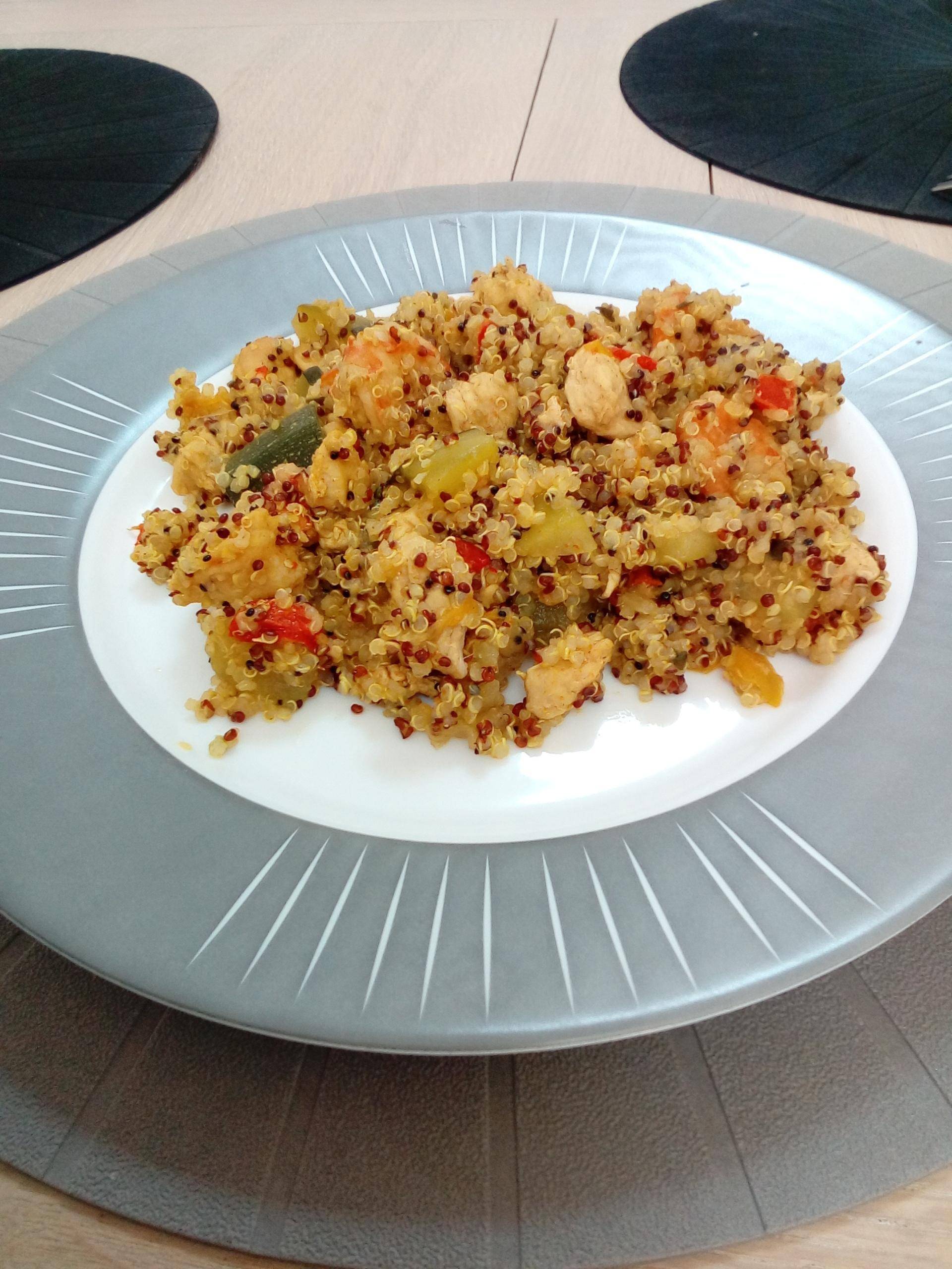Quinoa et courgettes en poêlée - Recepten Cookeo | Moulinex