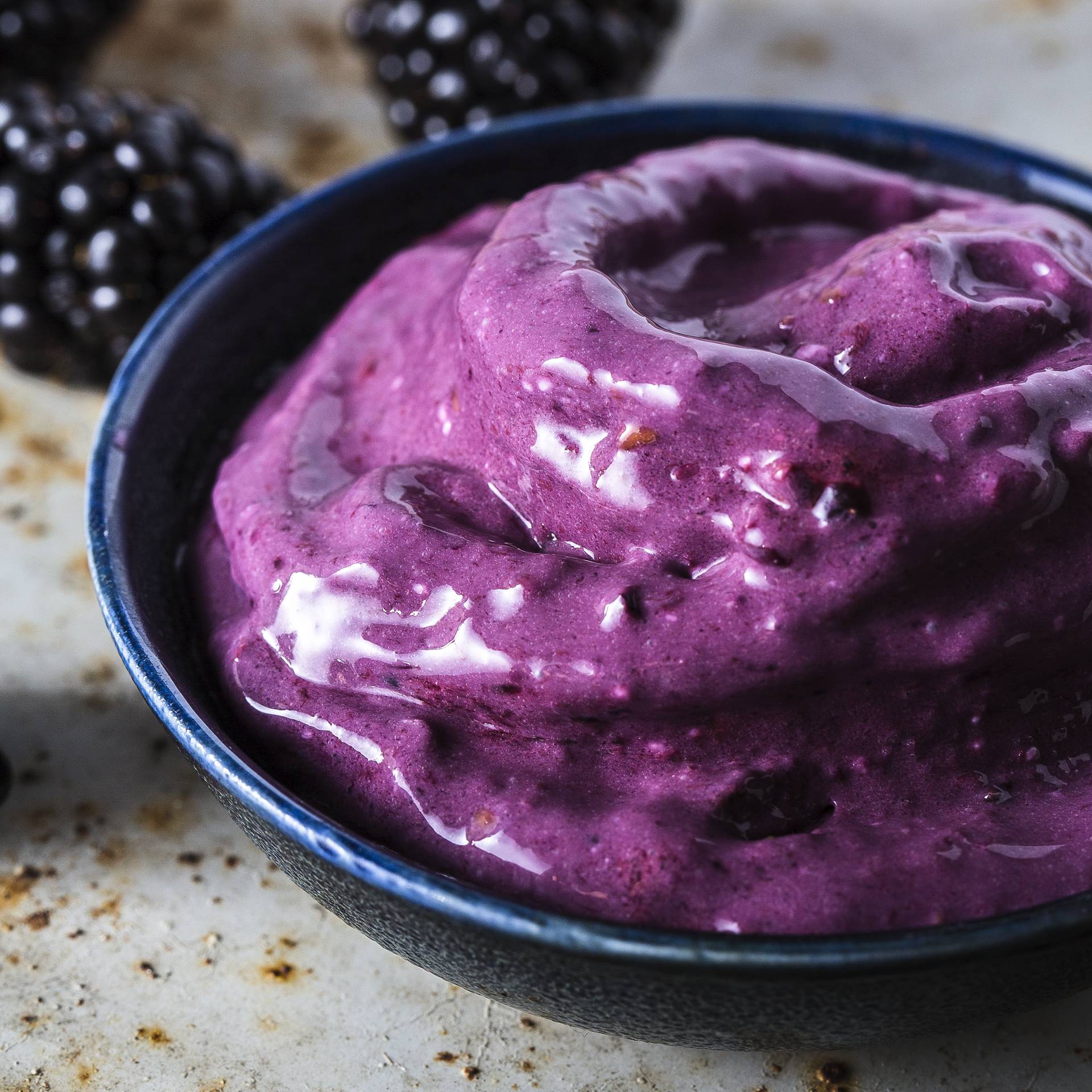 Sorbet aux mûres & mascarpone - Recepten Ultrablend Boost | Moulinex