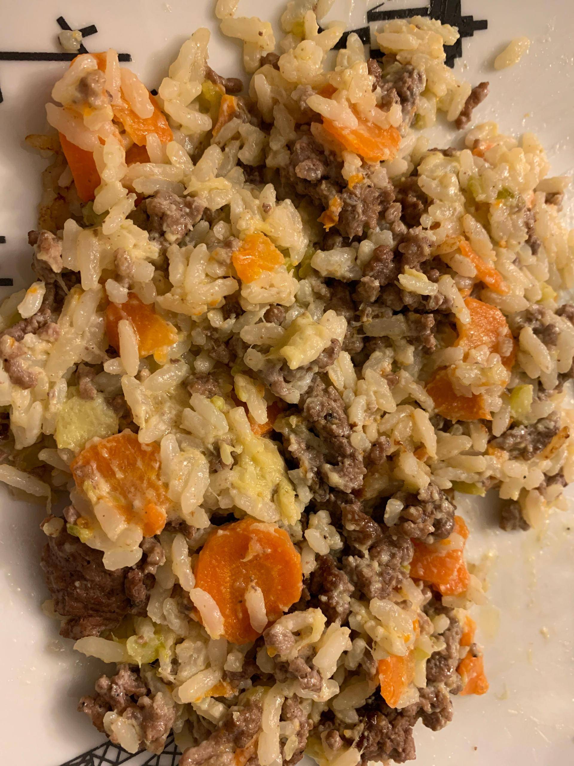 Riz viande hachée légumes vache qui rit - Recepten Cookeo | Moulinex